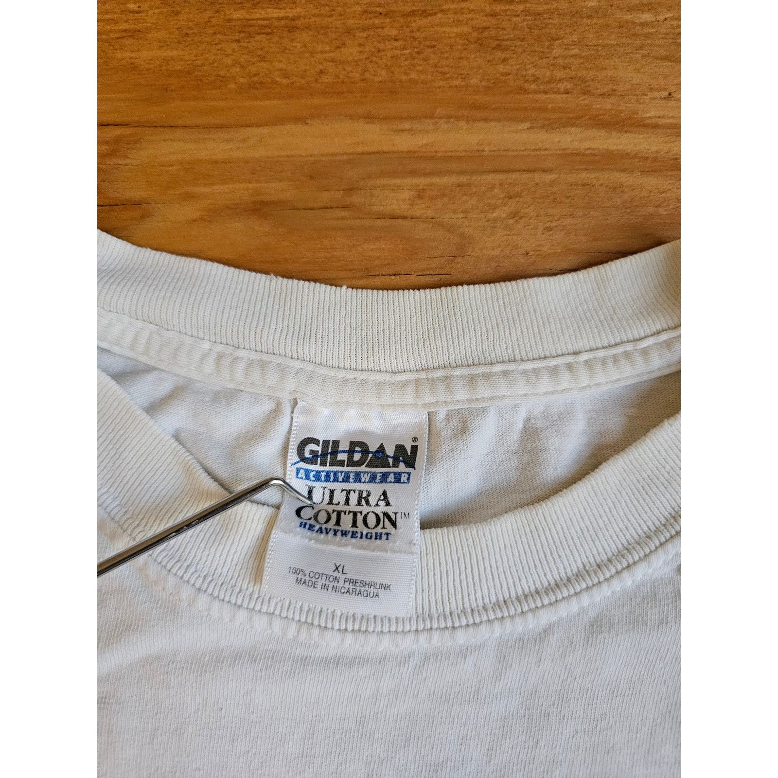 Gildan Rory Price Memorial White yellow Red Double Sided T-shirt XL Size US XL / EU 56 / 4 - 5 Thumbnail