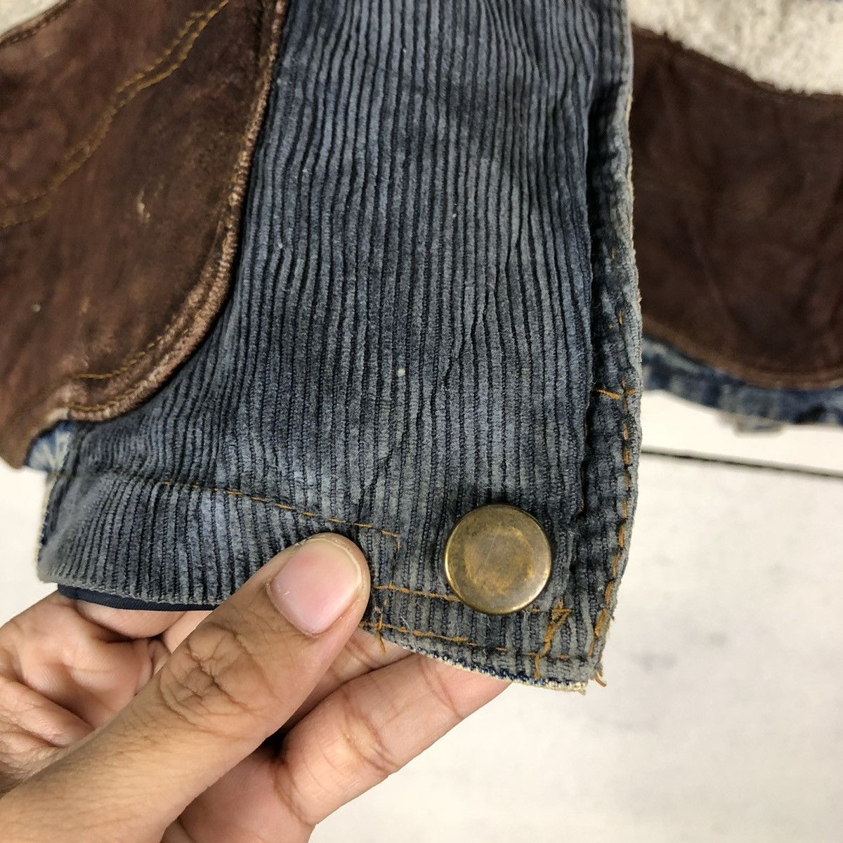 Japanese Brand 🔥VINTAGE BIKER LEATHER JACKET NUOVA FORMULA DAVID PEYSEP Size US L / EU 52-54 / 3 - 18 Thumbnail