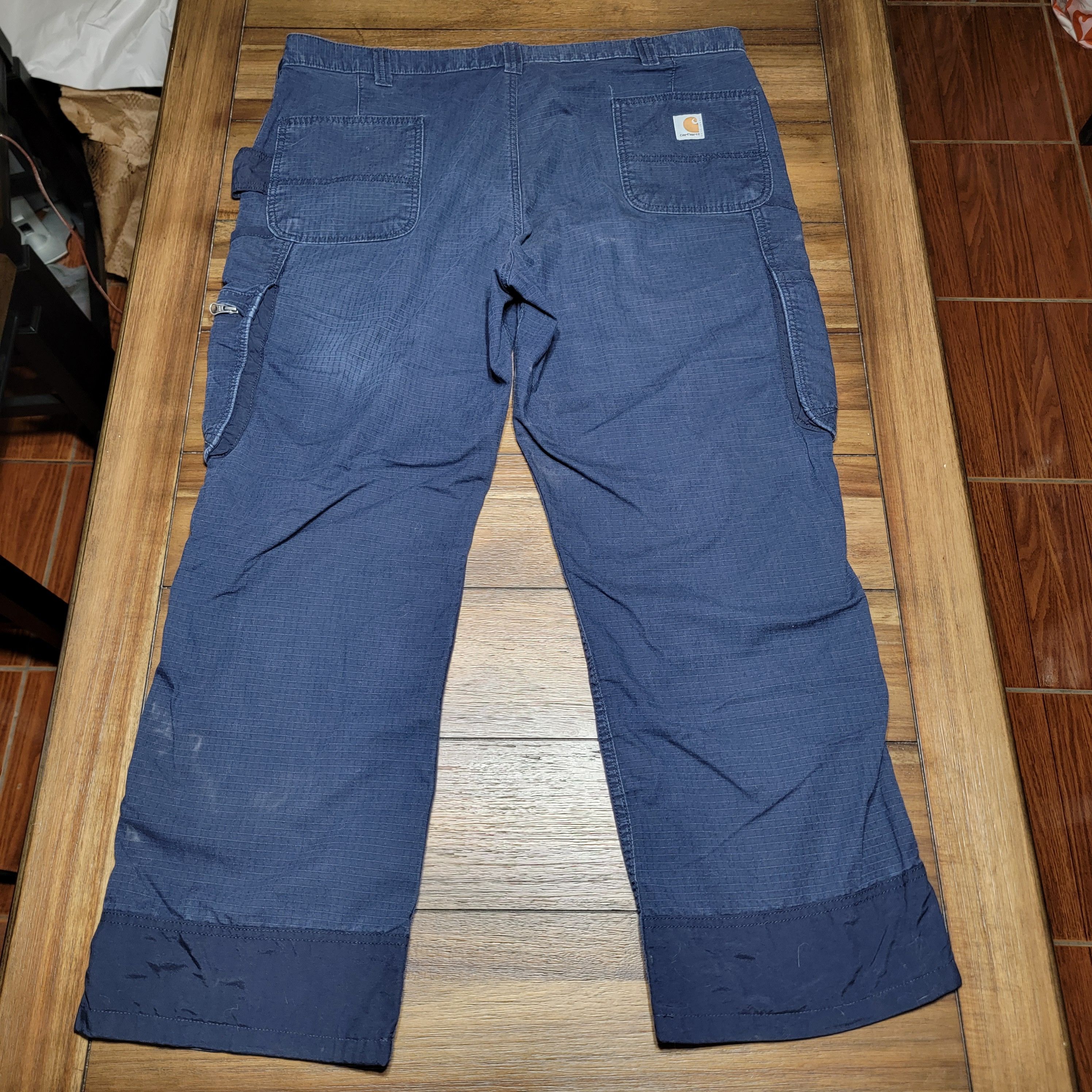 Carhartt Carhartt Dark Blue Cargo Pants - Size 42 X 30 Size US 42 / EU 58 - 3 Thumbnail
