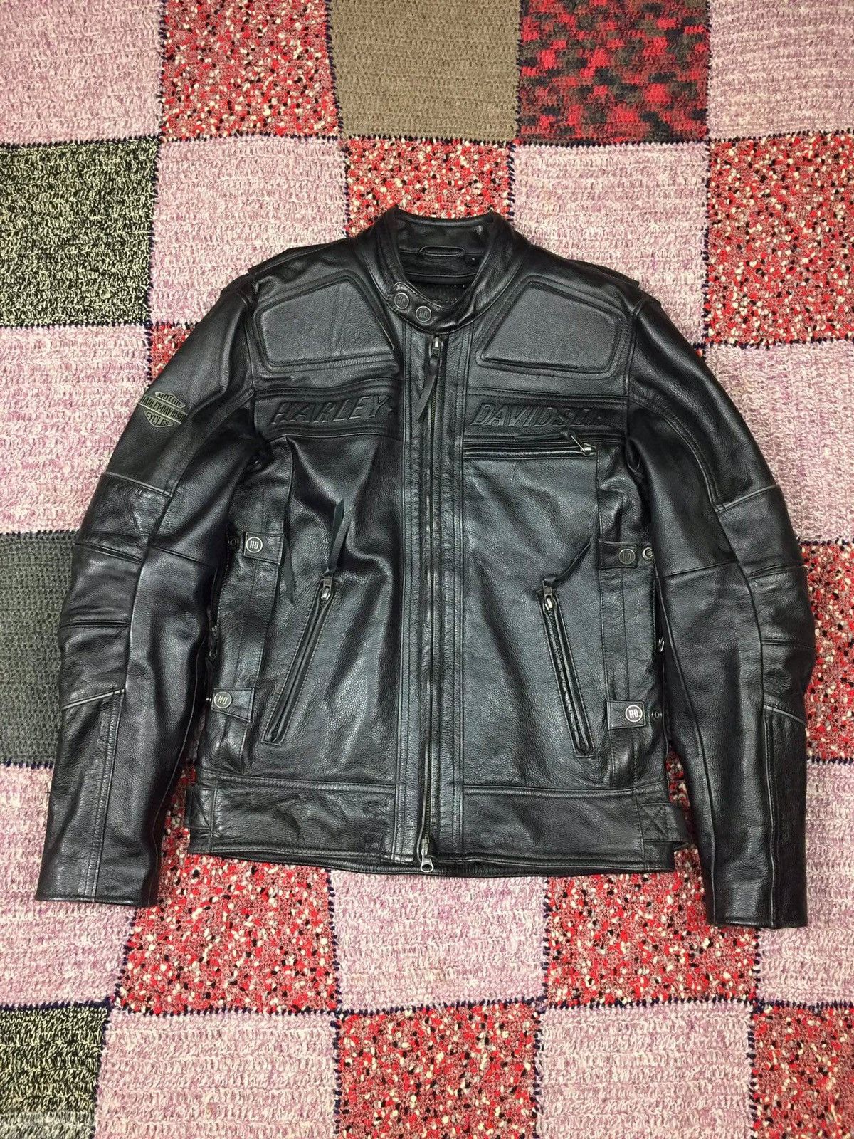 Harley Davidson Harley Davidson Black Leather Jacket Size US S / EU 44-46 / 1 - 1 Thumbnail