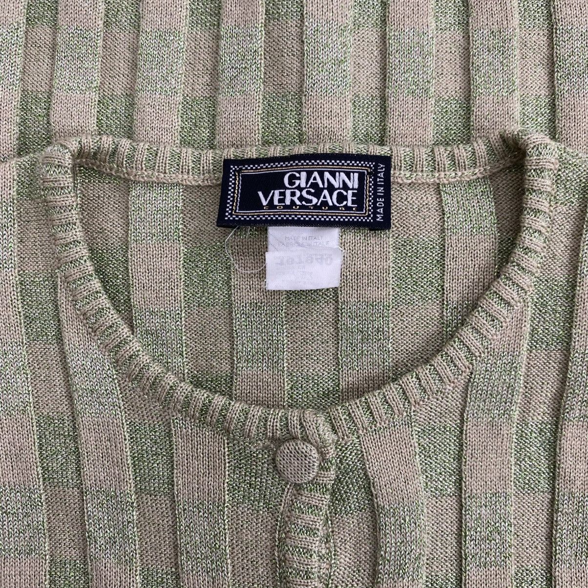 Versace Vintage Gianni Versace Italy Knit Cardigans Italian Design Size US S / EU 44-46 / 1 - 7 Thumbnail