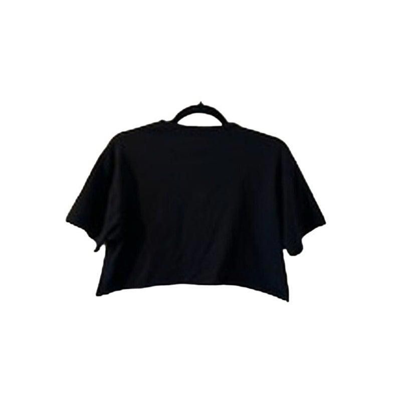 Alphalete Athletics Alphalete Cropped T-ShirtGraphic Logo Black Size Large Size L / US 10 / IT 46 - 2 Thumbnail