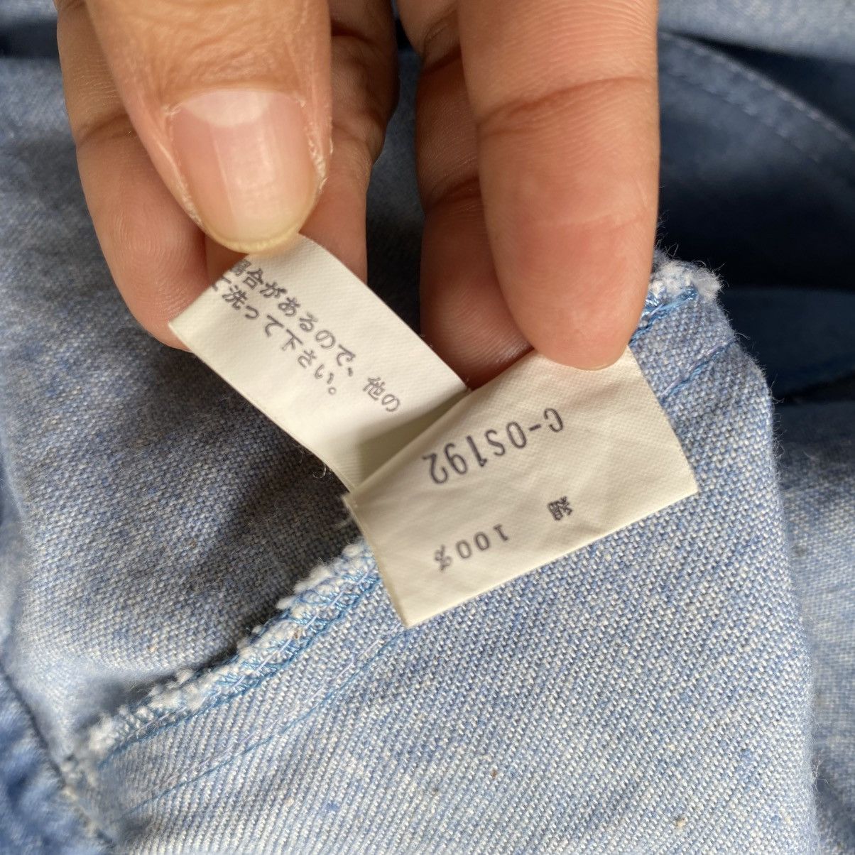 Thierry Mugler Thierry Mugler Light Blue Denim Jacket with Stud Details Size M / US 6-8 / IT 42-44 - 9 Thumbnail