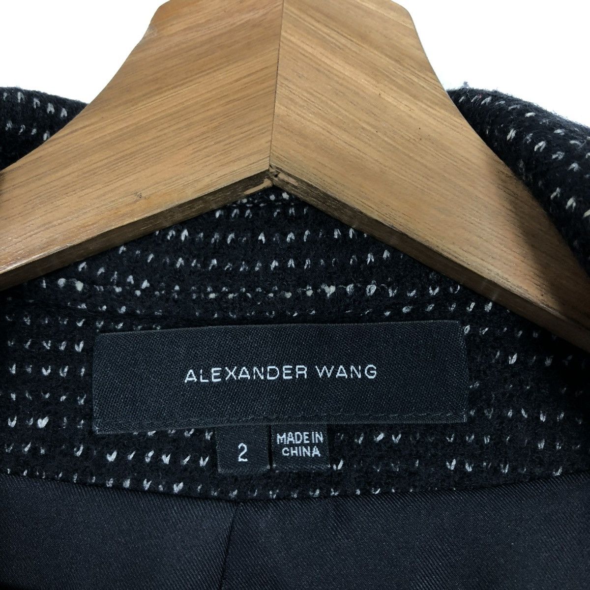 Alexander Wang 🔥ASYMETRICAL ZIPPER WOOL BOMBER JACKET ALEXANDER WANG Size US M / EU 48-50 / 2 - 21 Thumbnail