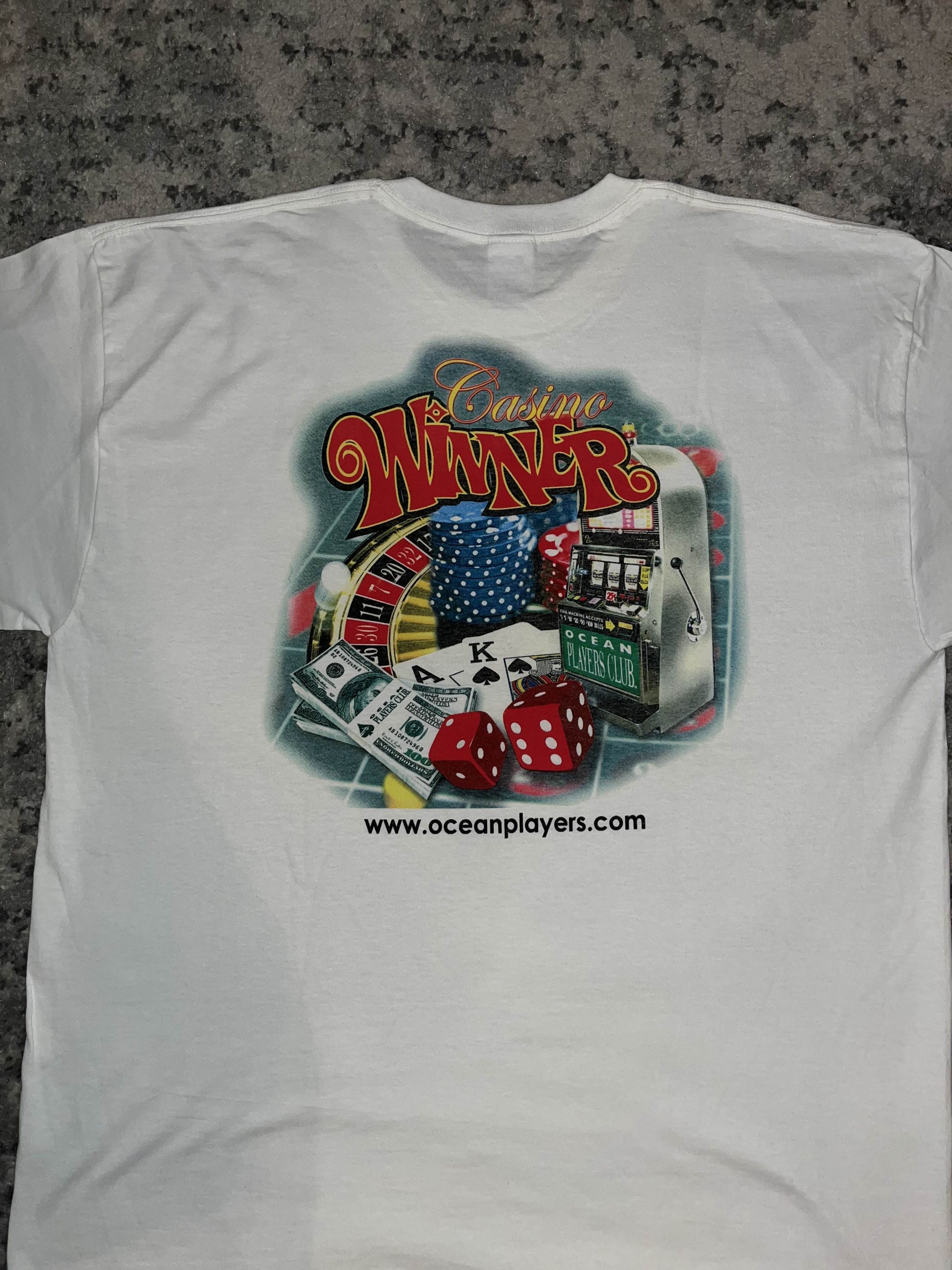 Vintage Vintage Y2K Casino Winner Graphic Shirt Size US XL / EU 56 / 4 - 2 Thumbnail