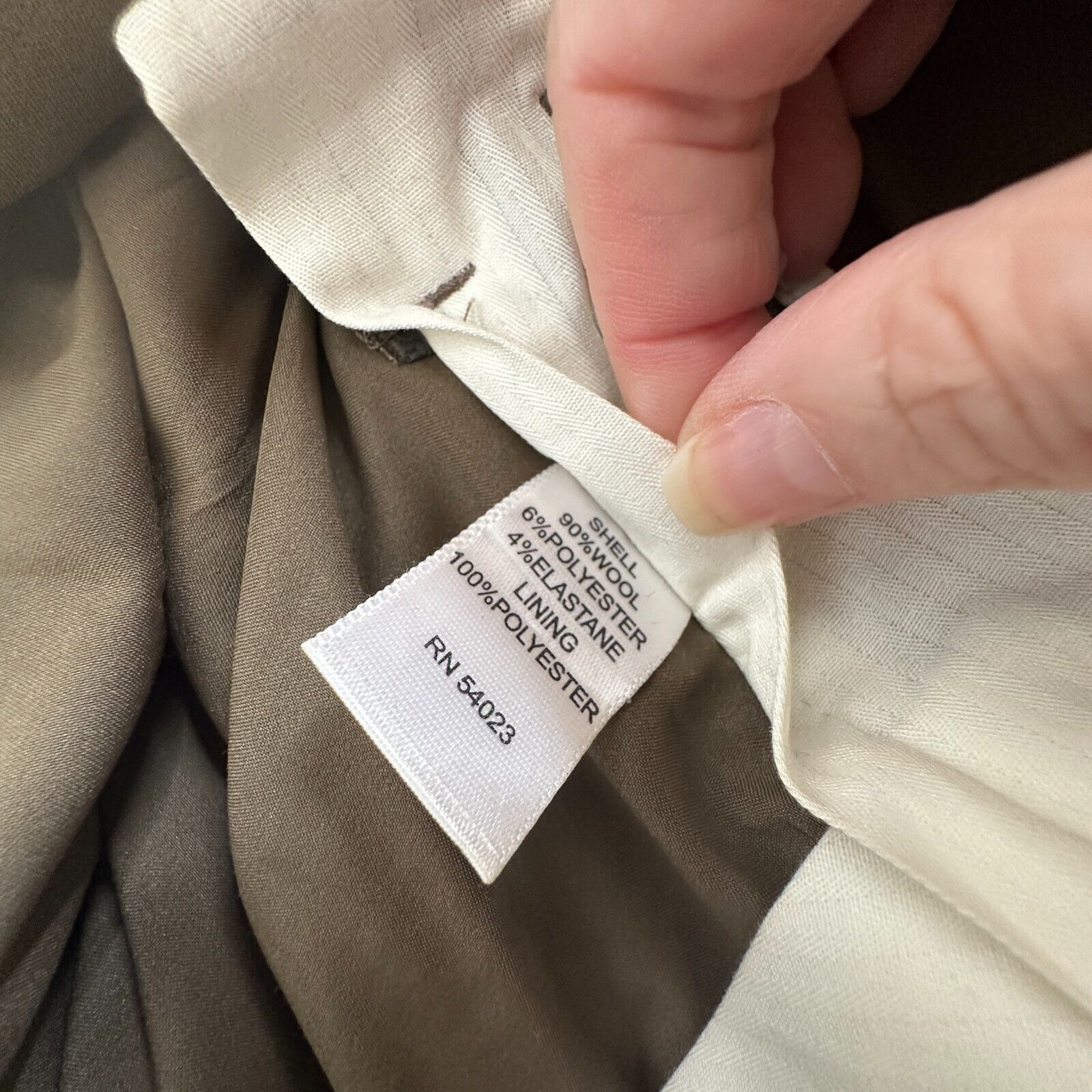 Banana Republic Banana Republic Brown Martin Fit Wide Leg Cuffed Trouser 4 Size 27" / US 4 / IT 40 - 7 Thumbnail