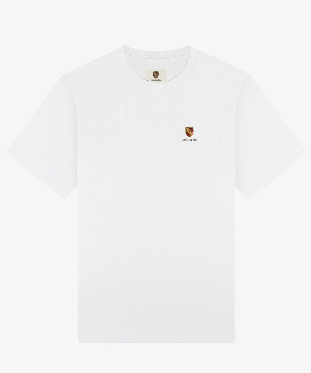 Aime Leon Dore × Porsche Design Aime Leon Dore ALD / Porsche Fleet Tee XL Bright White Size US XL / EU 56 / 4 - 2 Thumbnail