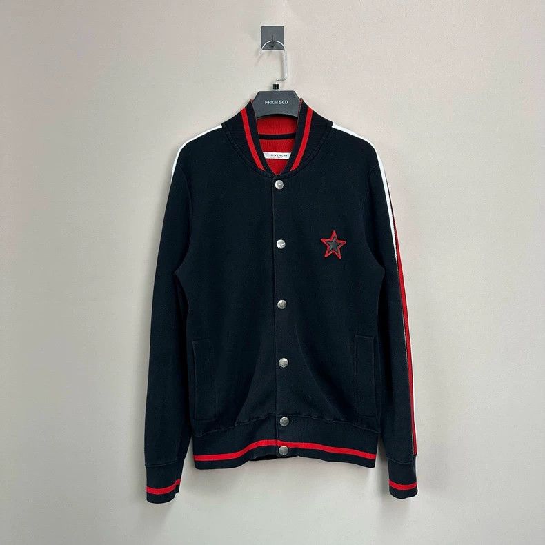 Givenchy Givenchy Leather Five Star Back Embroidered Letter Jacket Size US S / EU 44-46 / 1 - 1 Thumbnail