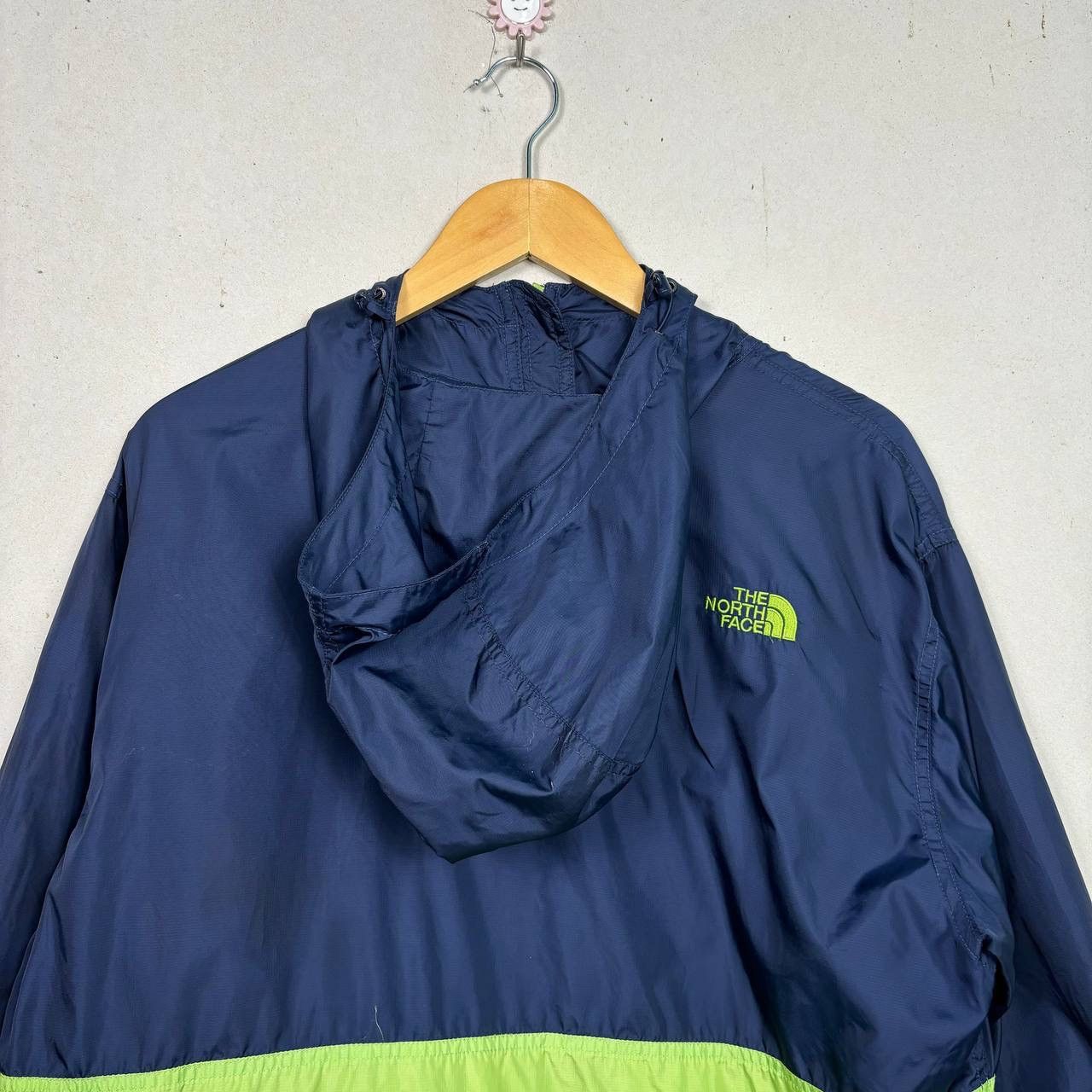 The North Face The North Face Blue Green Zipper Sweater Hooded Size US XL / EU 56 / 4 - 4 Thumbnail