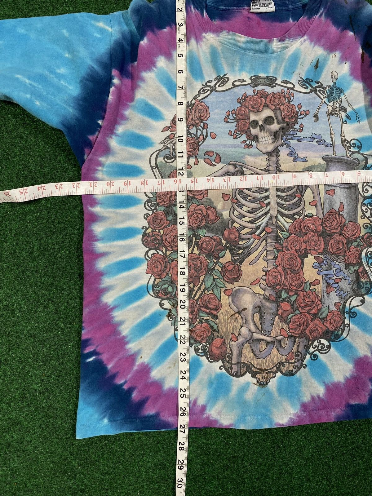 Vintage Vintage 90’s Grateful Dead Liquid Blue Tee Size Large Size US L / EU 52-54 / 3 - 8 Thumbnail