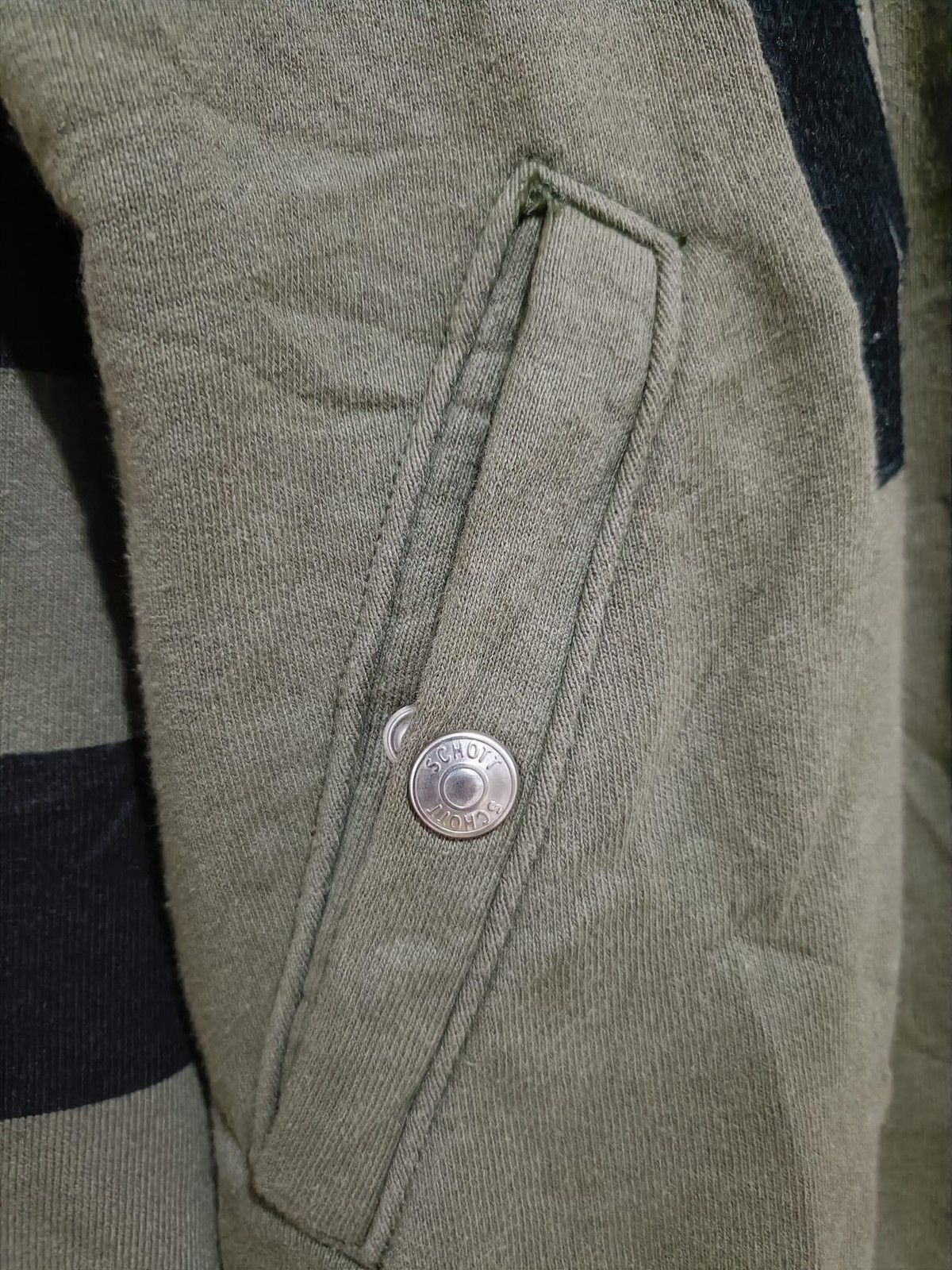 Japanese Brand × Schott SCHOTT ZIP UP SWEAT BINDER Motorcyle Size US M / EU 48-50 / 2 - 10 Thumbnail
