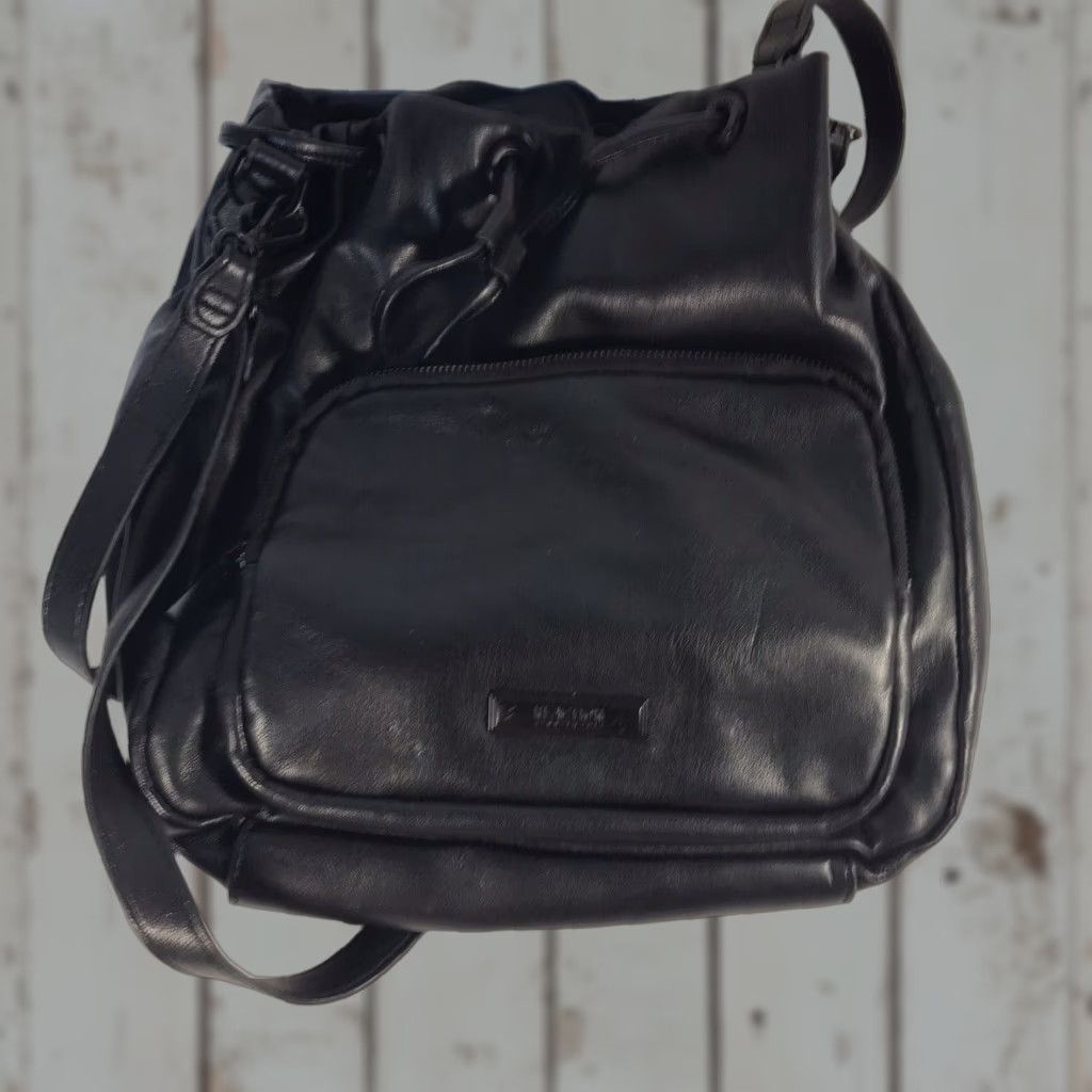 Kenneth Cole Kenneth Cole Reaction Black Tote Backpack Bag Women Large Casual Travel Vegan Friendly Size ONE SIZE - 1 Thumbnail
