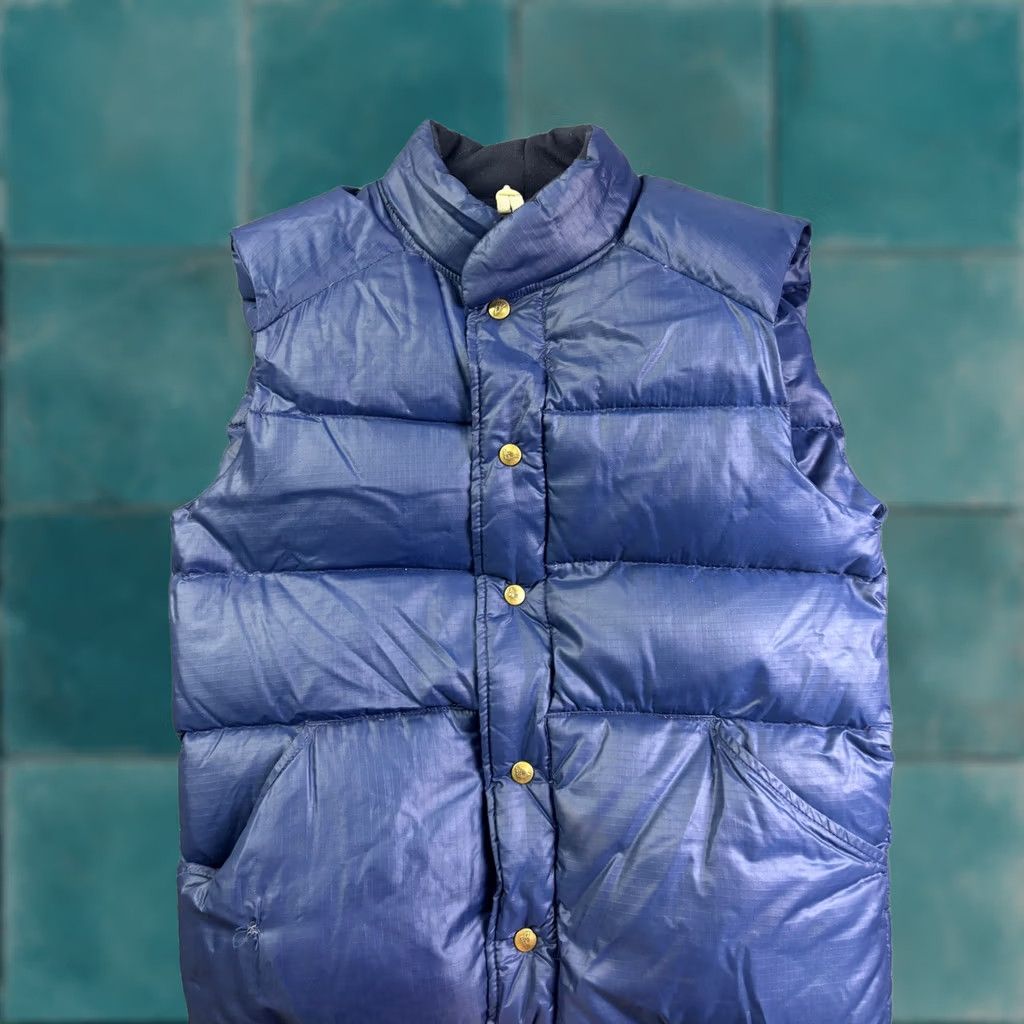 Eddie Bauer VINTAGE Eddie Bauer Puffer Vest Mens M Blue Goose Down Ripstop Snap Front Java? Size US M / EU 48-50 / 2 - 1 Thumbnail