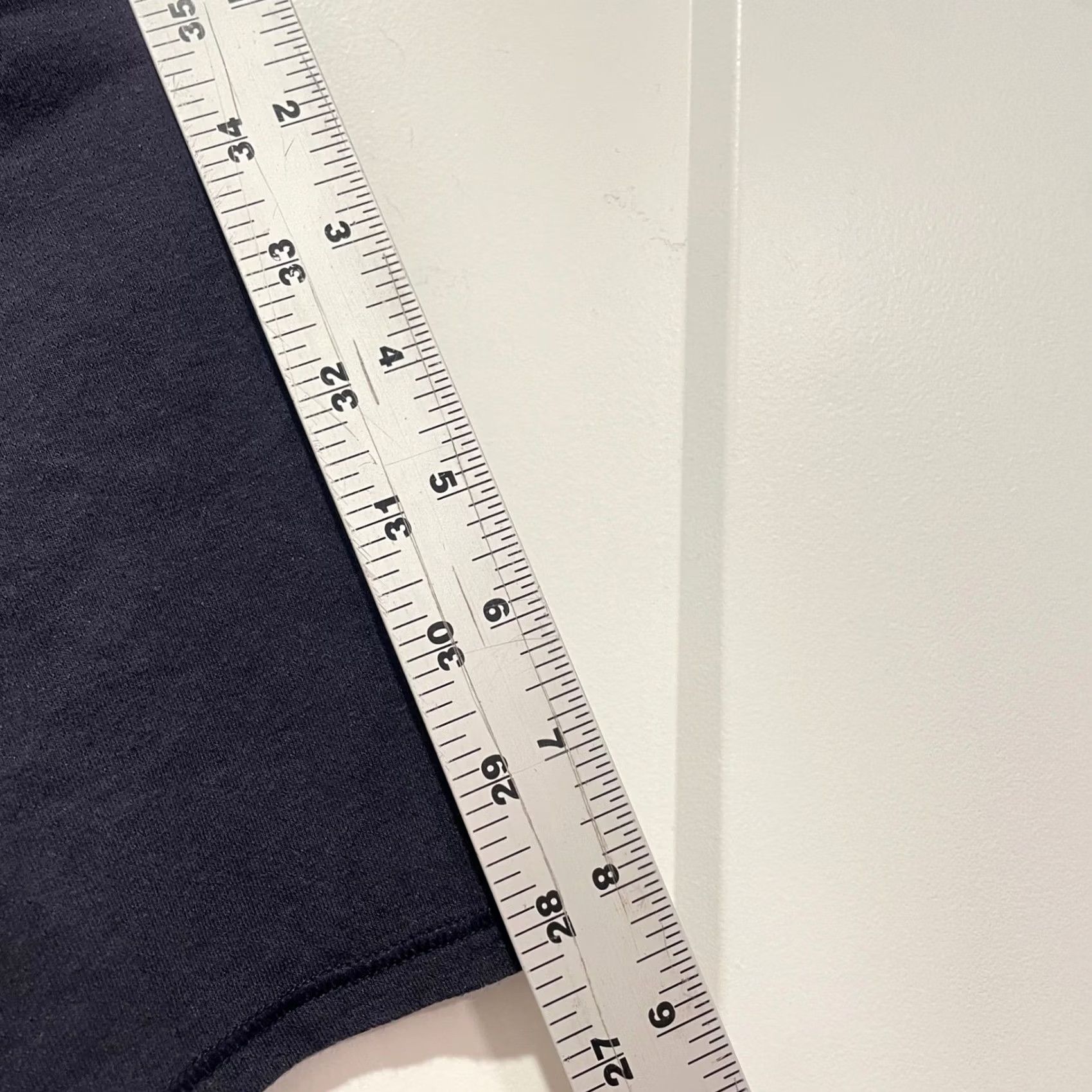 Lululemon Lululemon Inner Essence Shirt Women L Navy Blue Crew Neck Active Short Sleeve Size S / US 4 / IT 40 - 7 Thumbnail