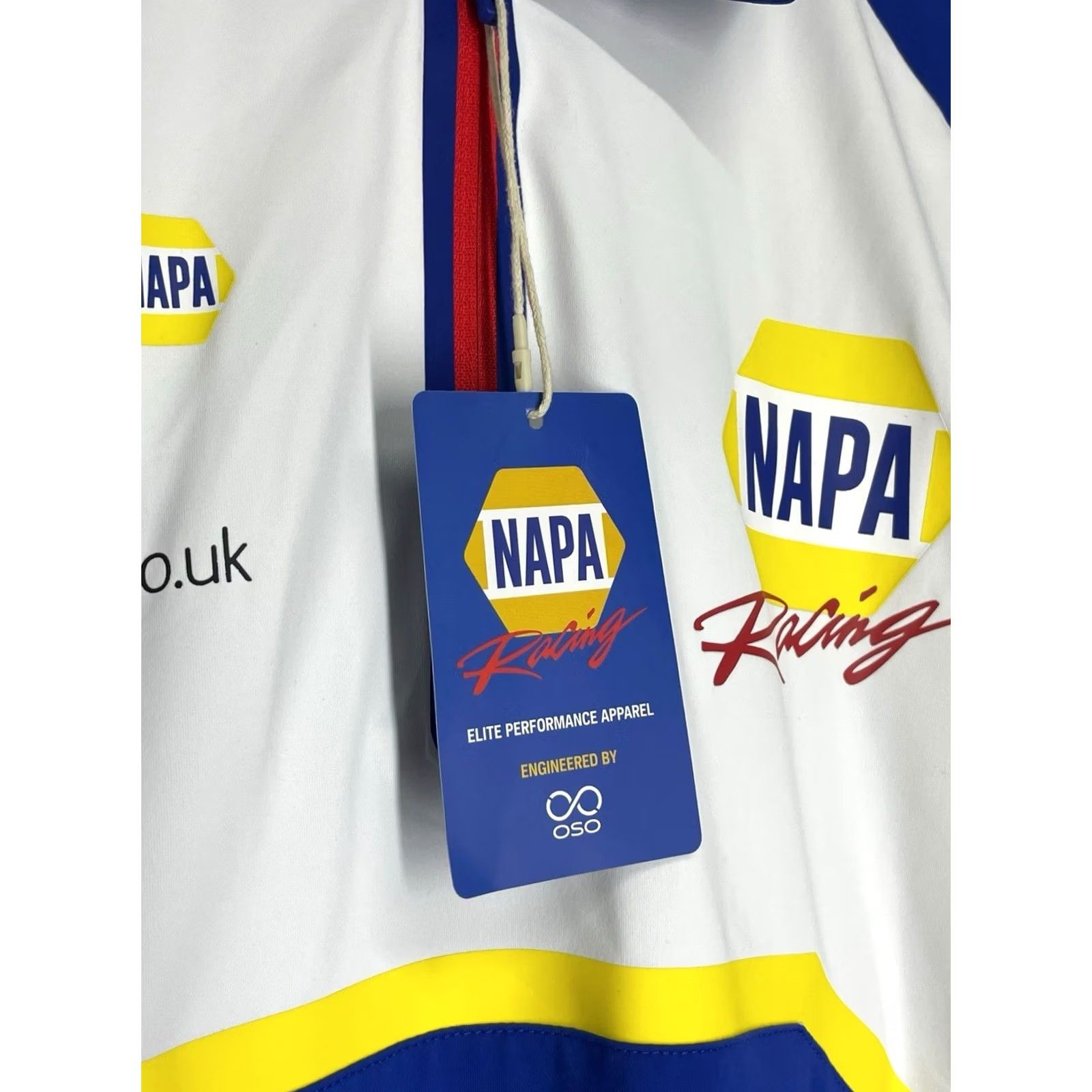 Vintage Napa Racing Team Polo 1/4 Zip T-Shirt NWT BTCC Men’s Size US L / EU 52-54 / 3 - 6 Thumbnail