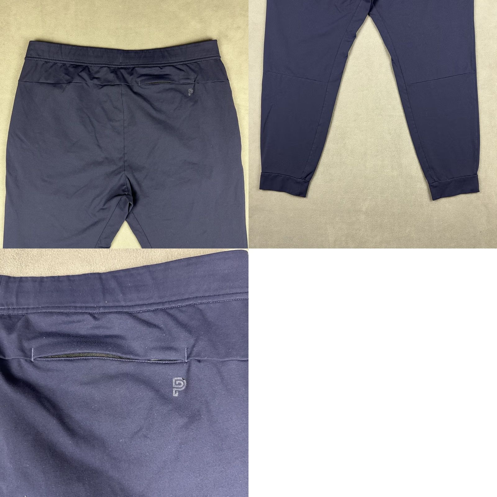 Vintage Public Rec Pants Mens 40x32 Navy Blue All Day Every Day Joggers Zip Pocket Nylon Size US 40 / EU 56 - 10 Thumbnail