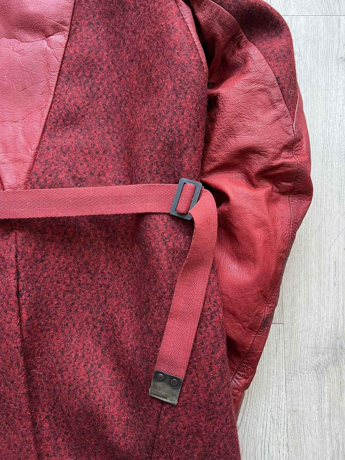 Boris Bidjan Saberi Boris Bidjan Saberi Fw15 Hybrid waxed horse leather jacket Size US M / EU 48-50 / 2 - 8 Thumbnail