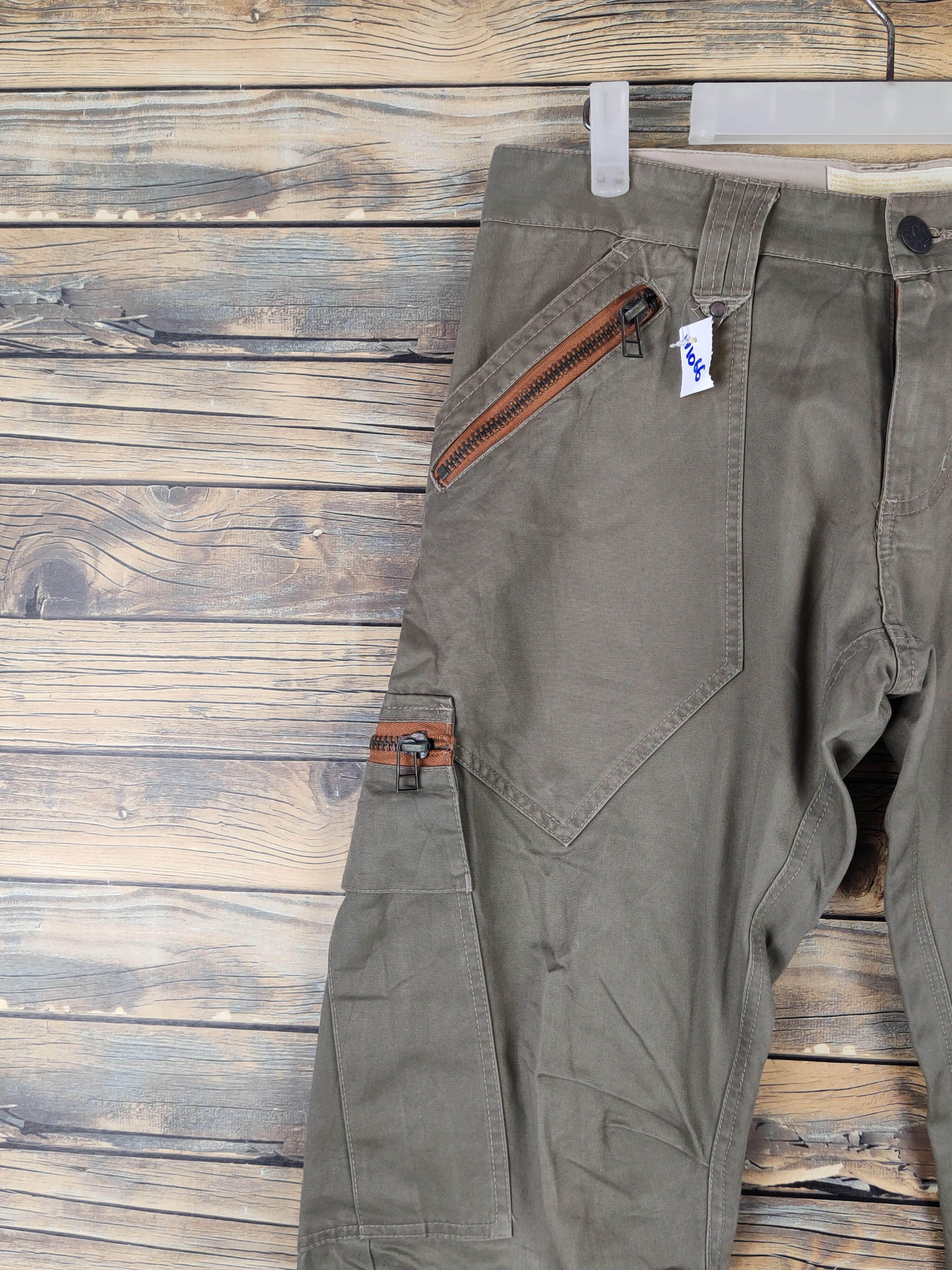 Japanese Brand Japanese Brand Olive Multipocket Tactical Cargo #W1066 Size US 30 / EU 46 - 3 Thumbnail
