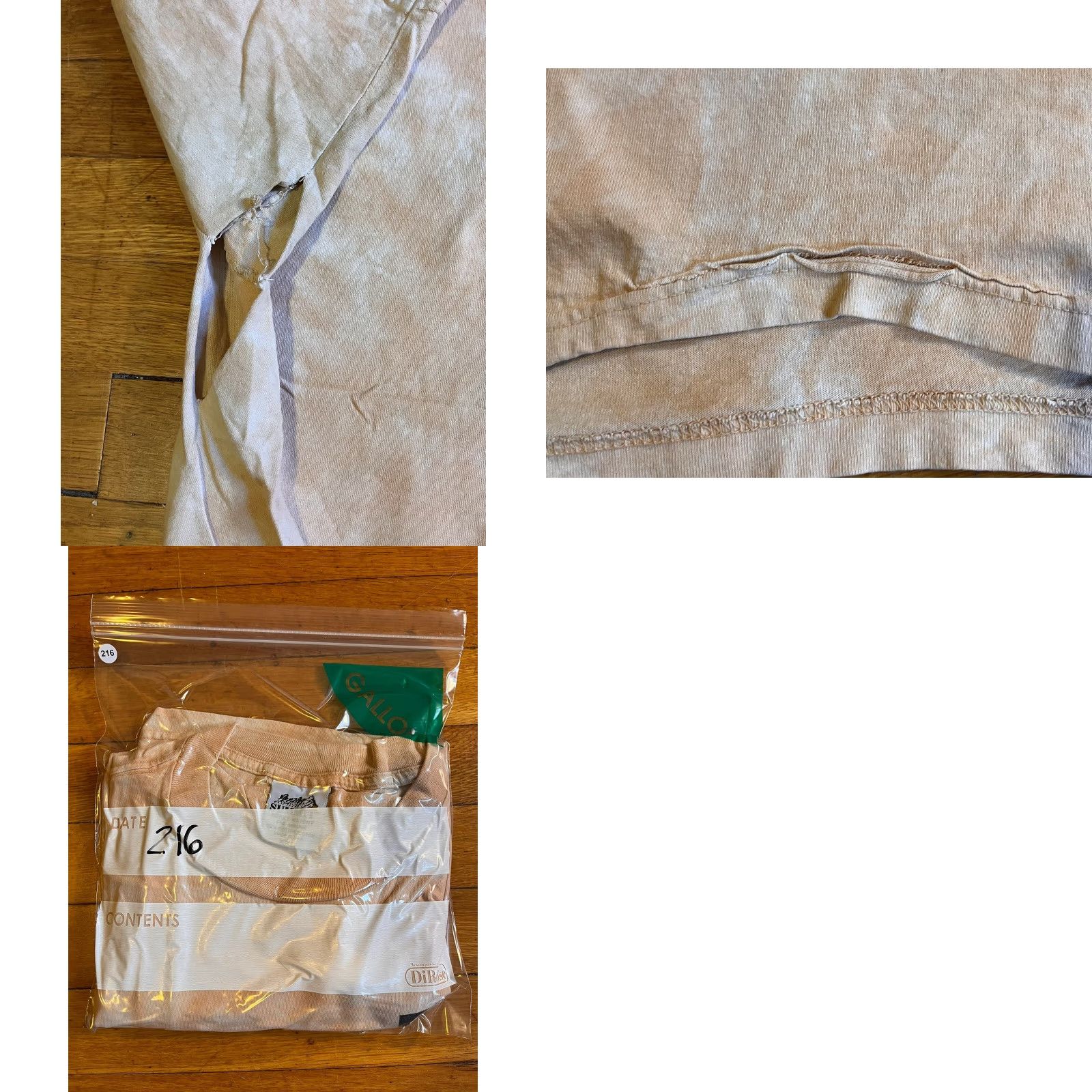 Vintage VINTAGE New York Renaissance Faire Shirt Men's XXL Tan White Tie Dye Distressed Size US XXL / EU 58 / 5 - 9 Thumbnail