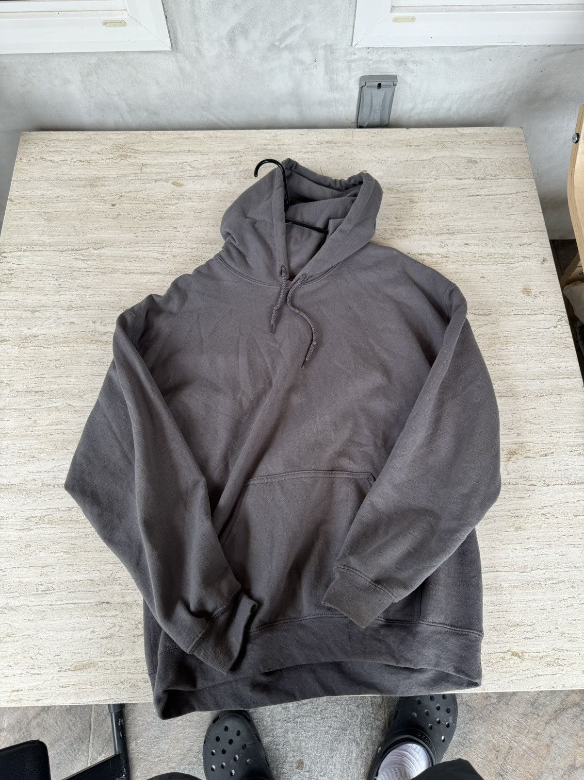 Gildan Plain grey hoodie Size US L / EU 52-54 / 3 - 1 Thumbnail