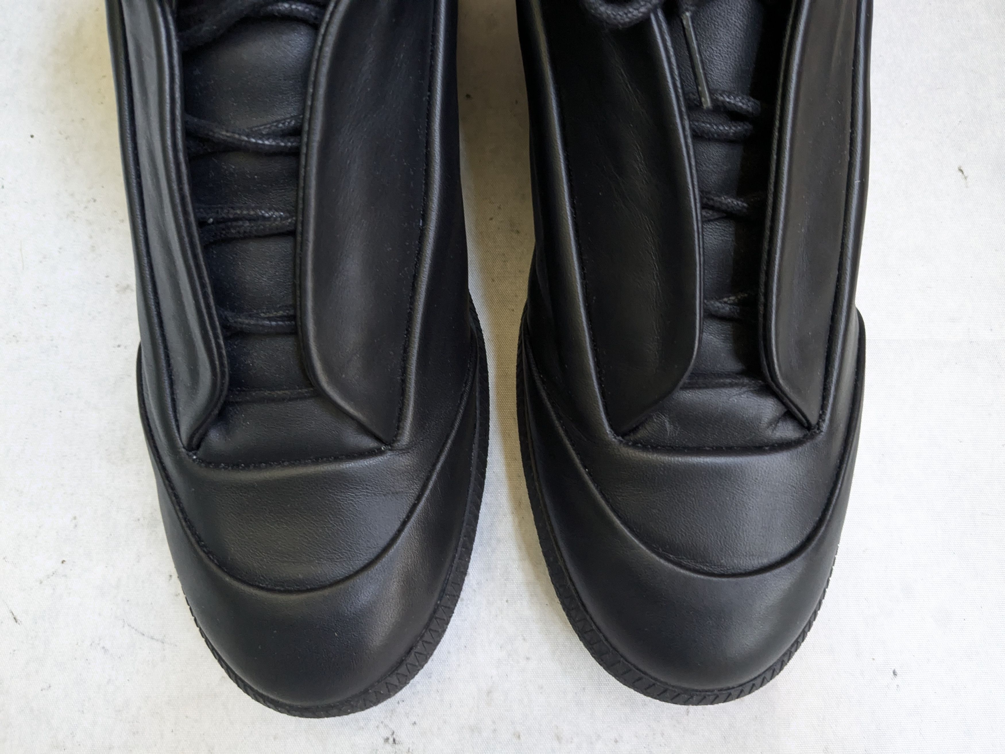 Maison Margiela Maison Margiela Future Black 12 45 High Tops Leather Size US 12 / EU 45 - 3 Thumbnail