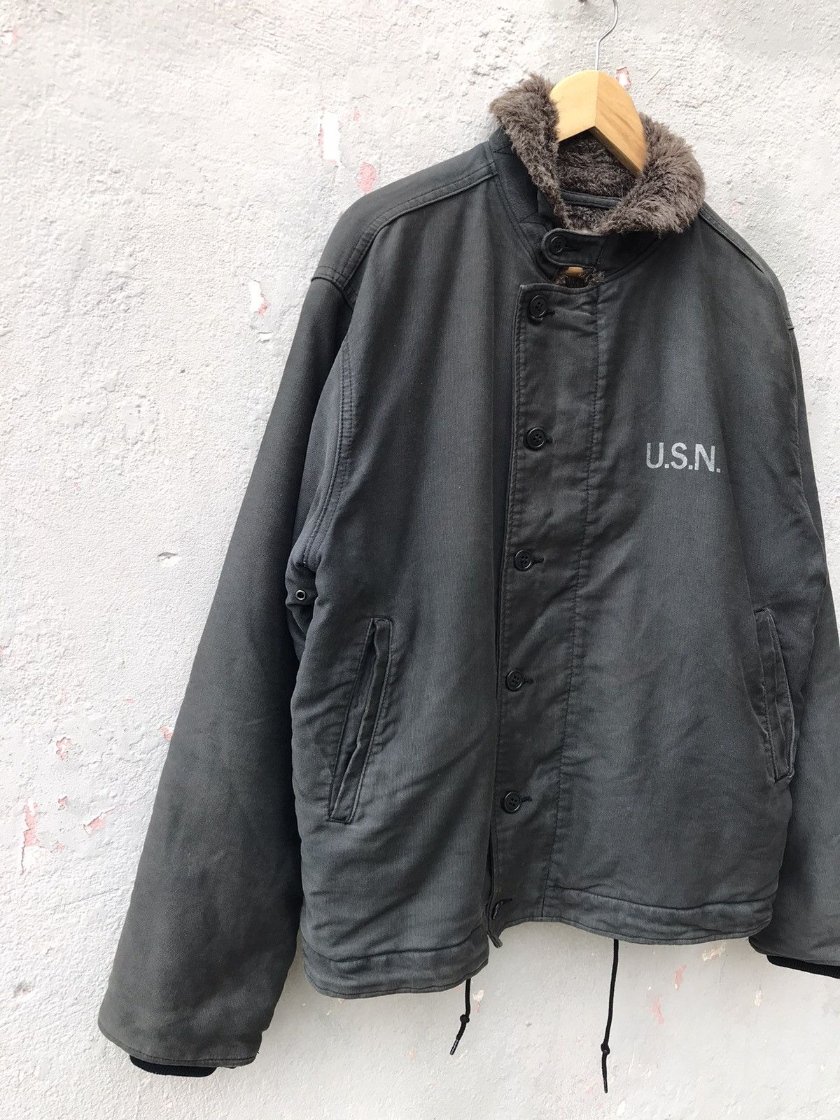 Vintage 1940s N1 USN Deck Jacket Size US M / EU 48-50 / 2 - 2 Thumbnail