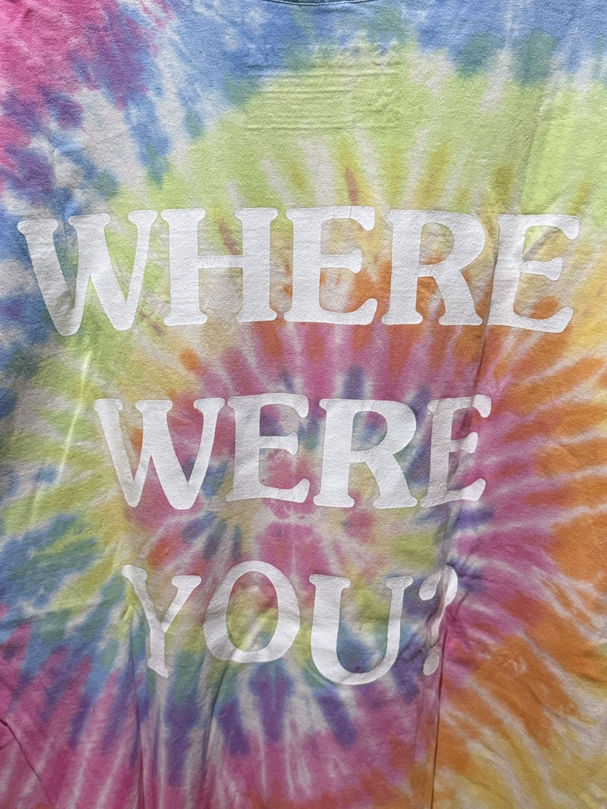Travis Scott Travis Scott Astroworld “Wish You Were Here” Tie Dye Tee Size US XL / EU 56 / 4 - 4 Thumbnail