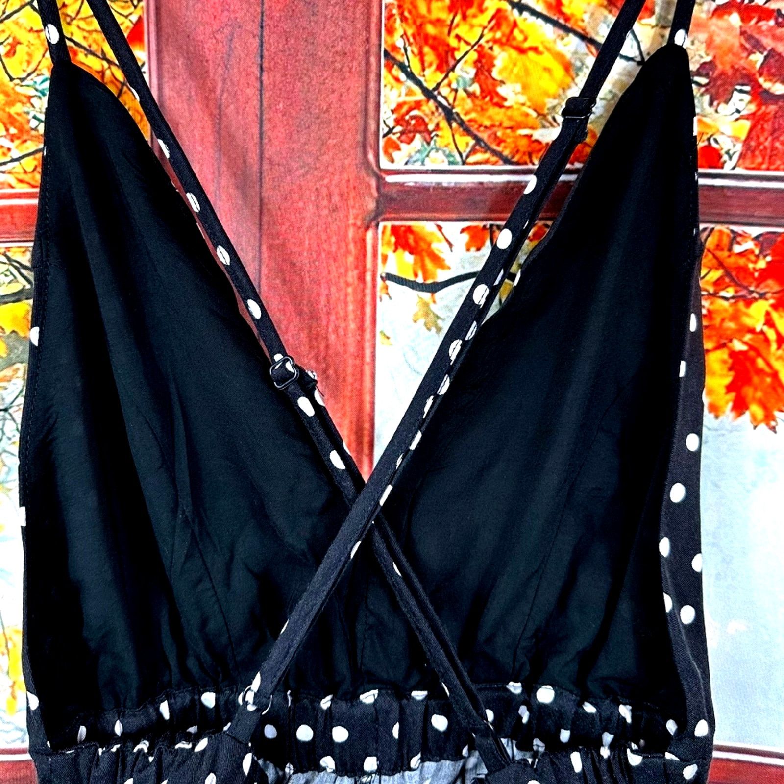 Other Open Back Millau Polka Dot Romper - Black/White - size S Size 27" / US 4 / IT 40 - 10 Thumbnail