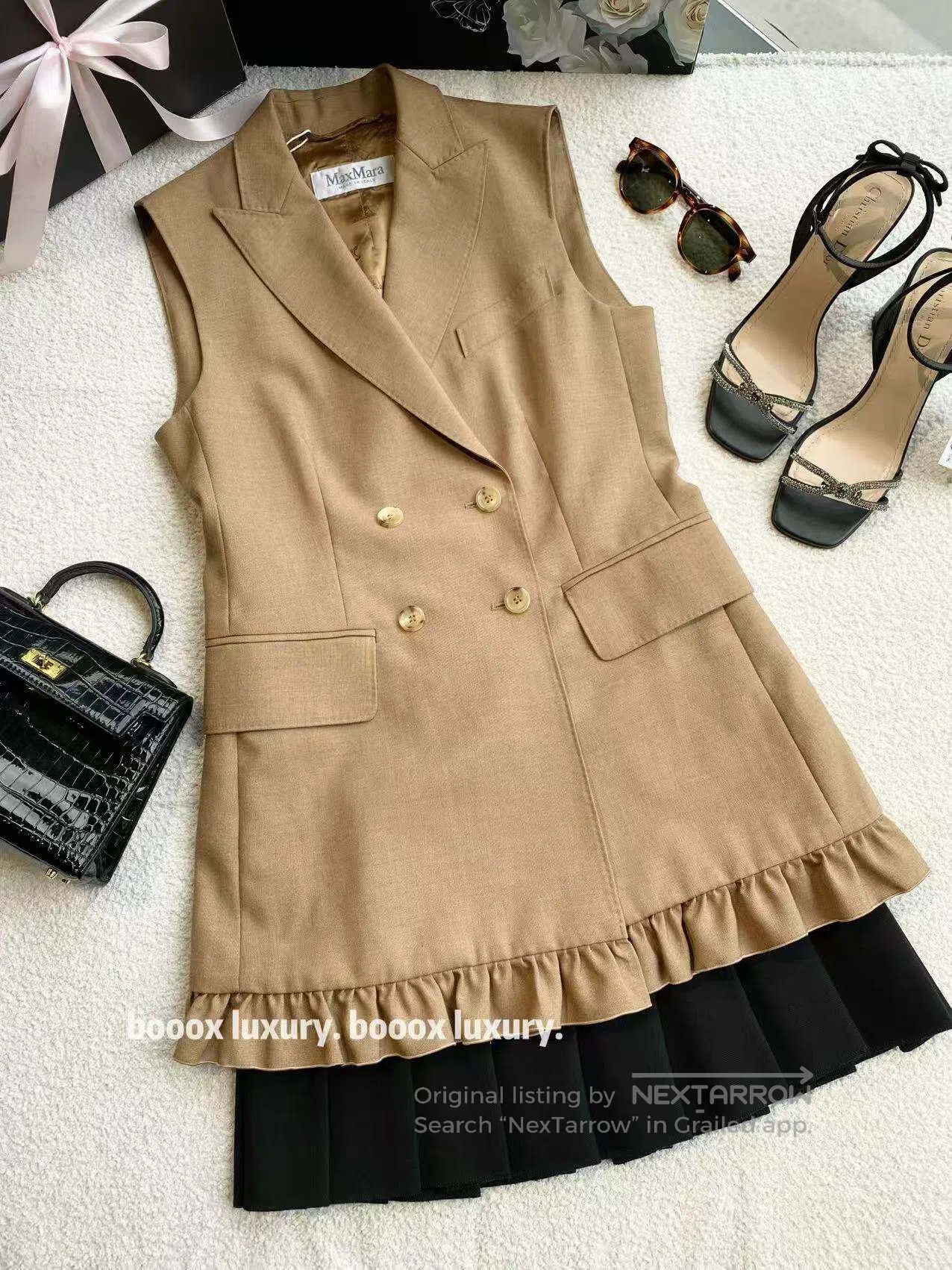 Max Mara Max Mara Double-breasted vest| Size XXS / US 00 / IT 34 - 1 Thumbnail