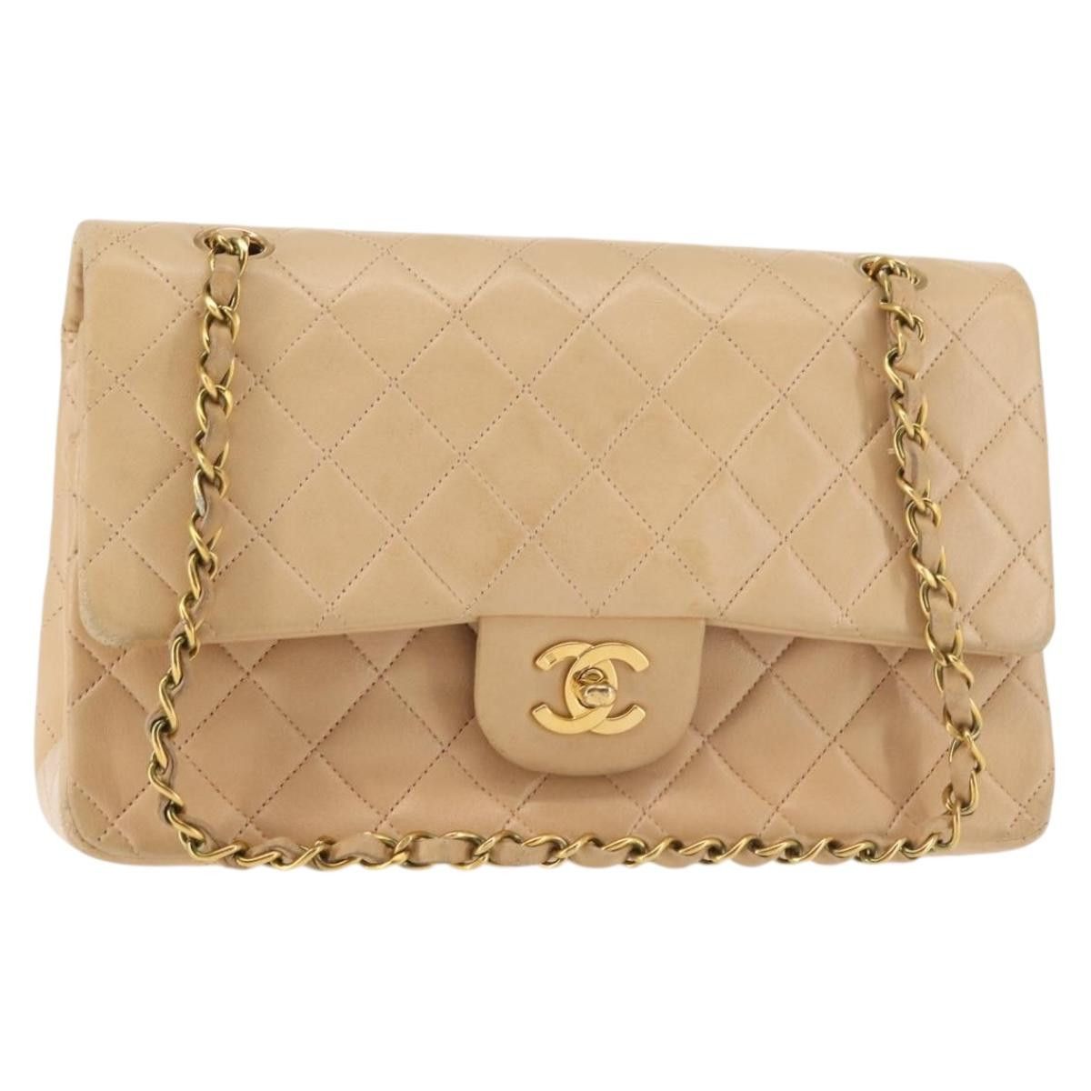 Chanel Chanel Vintage Classic Double Flap Bag Quilted Lambskin Size ONE SIZE - 1 Thumbnail