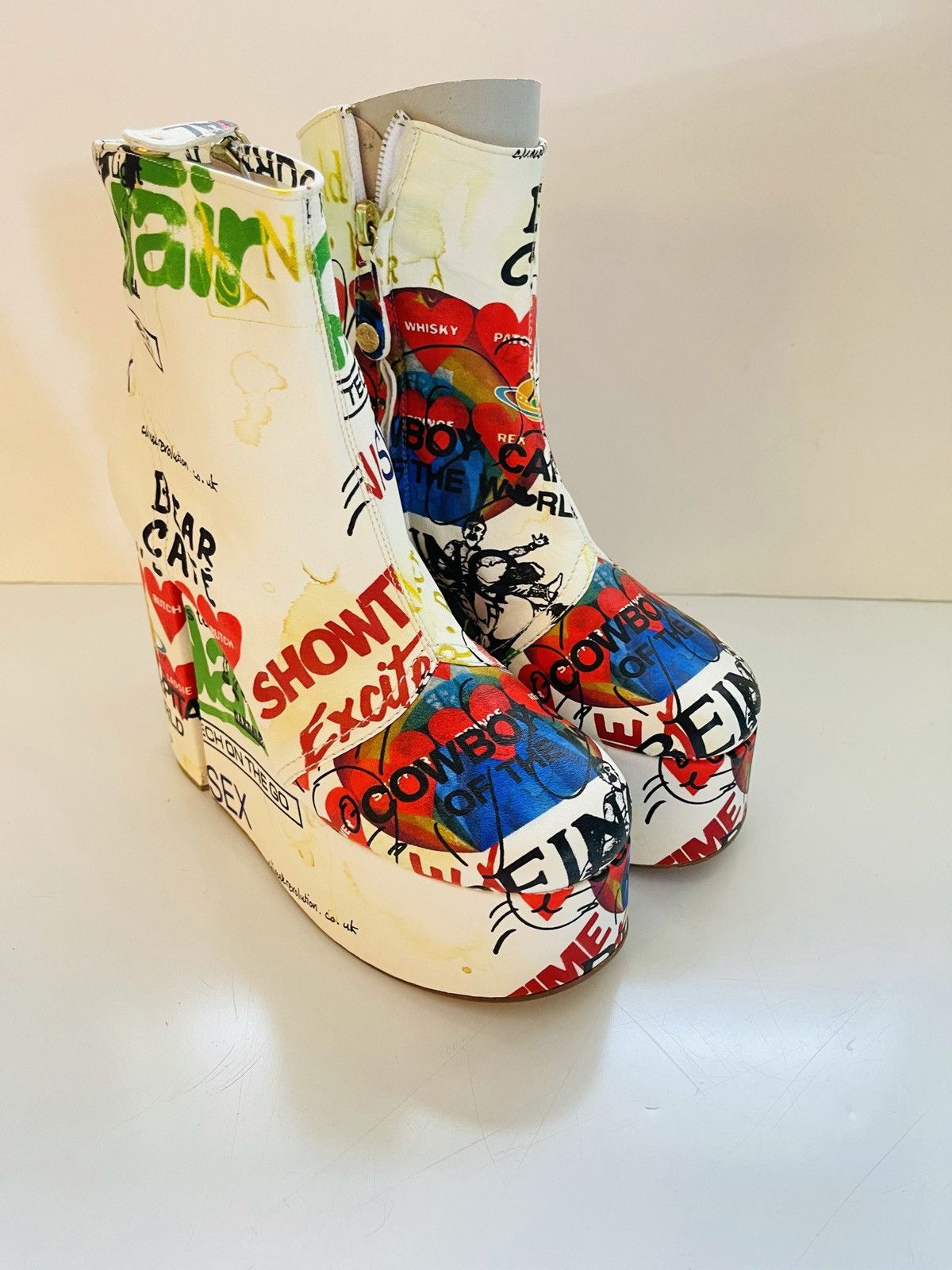 Vivienne Westwood Vivienne Westwood TOWERING HEELS meaningless PRINT IT 37 Size US 7 / IT 37 - 16 Thumbnail