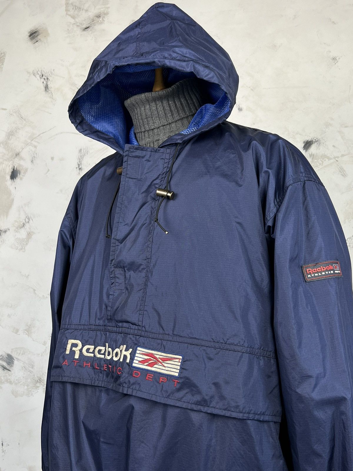 Reebok Vintage Reebok Anorak Jacket Size L - XL Size US L / EU 52-54 / 3 - 3 Thumbnail