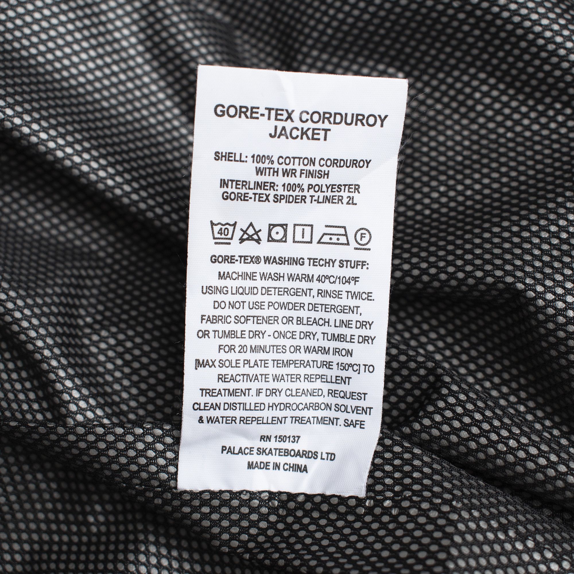Palace *BNWOT* PALACE GORE-TEX CORDOUROY JACKET IN WHITE (STONE) Size US XL / EU 56 / 4 - 8 Thumbnail