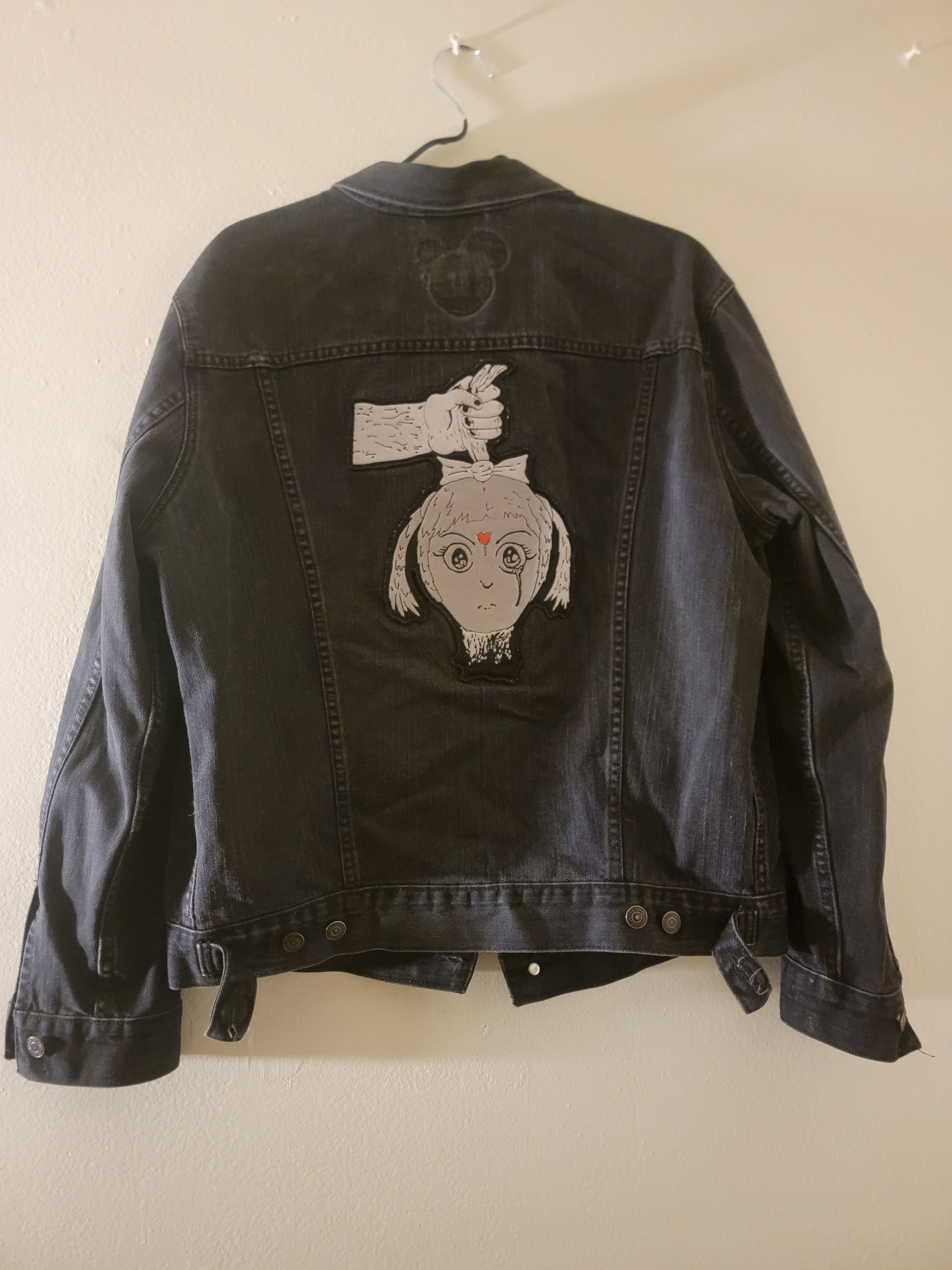 Levi's Sake world levis jeans jackets huge patches sewn on Size US L / EU 52-54 / 3 - 7 Thumbnail