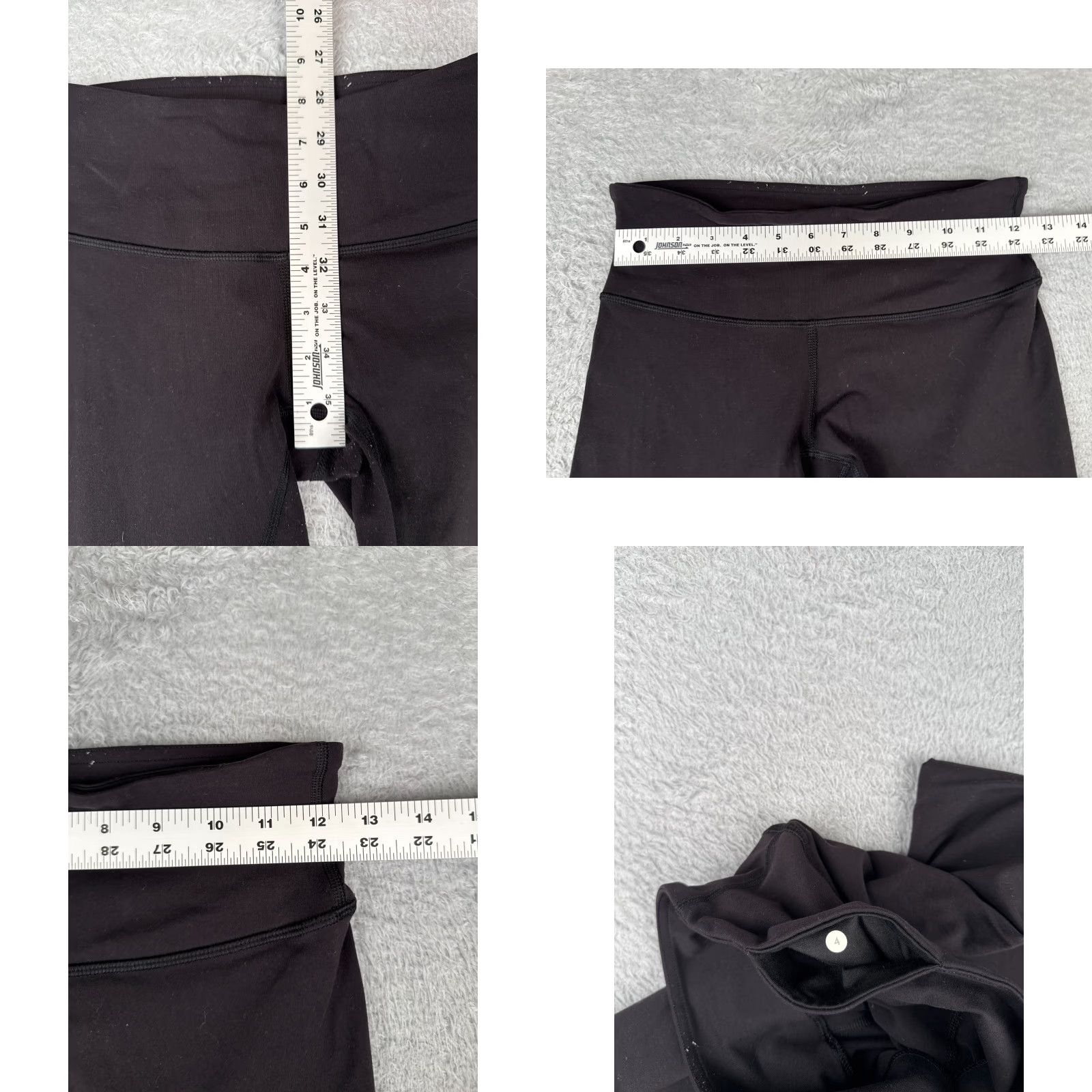 Lululemon Lululemon Wunder Under Cropped Pants Women's 4 Black Yoga Workout Activewear Stretch Skinny Size 27" / US 4 / IT 40 - 8 Thumbnail