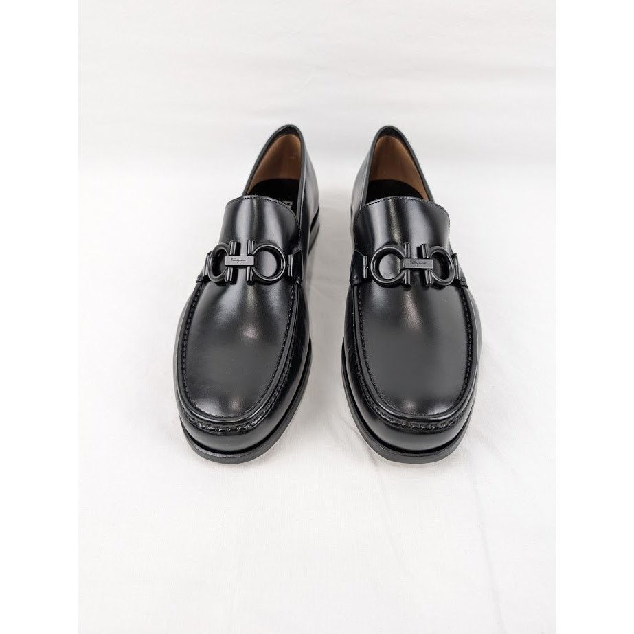 Salvatore Ferragamo o1rshd1 Rolo 10 Loafers in Nero Size US 11.5 / EU 44-45 - 15 Thumbnail