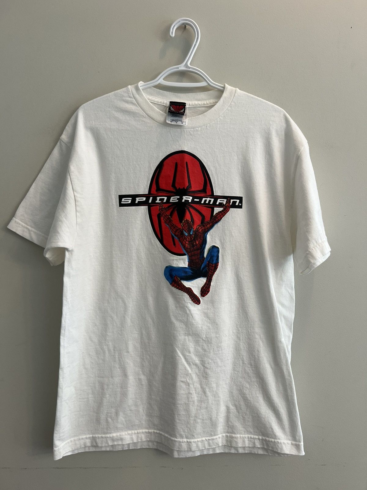 Marvel Comics × Vintage VINTAGE 2002 SPIDER-MAN MOVIE PROMO SHIRT Size US L / EU 52-54 / 3 - 1 Thumbnail