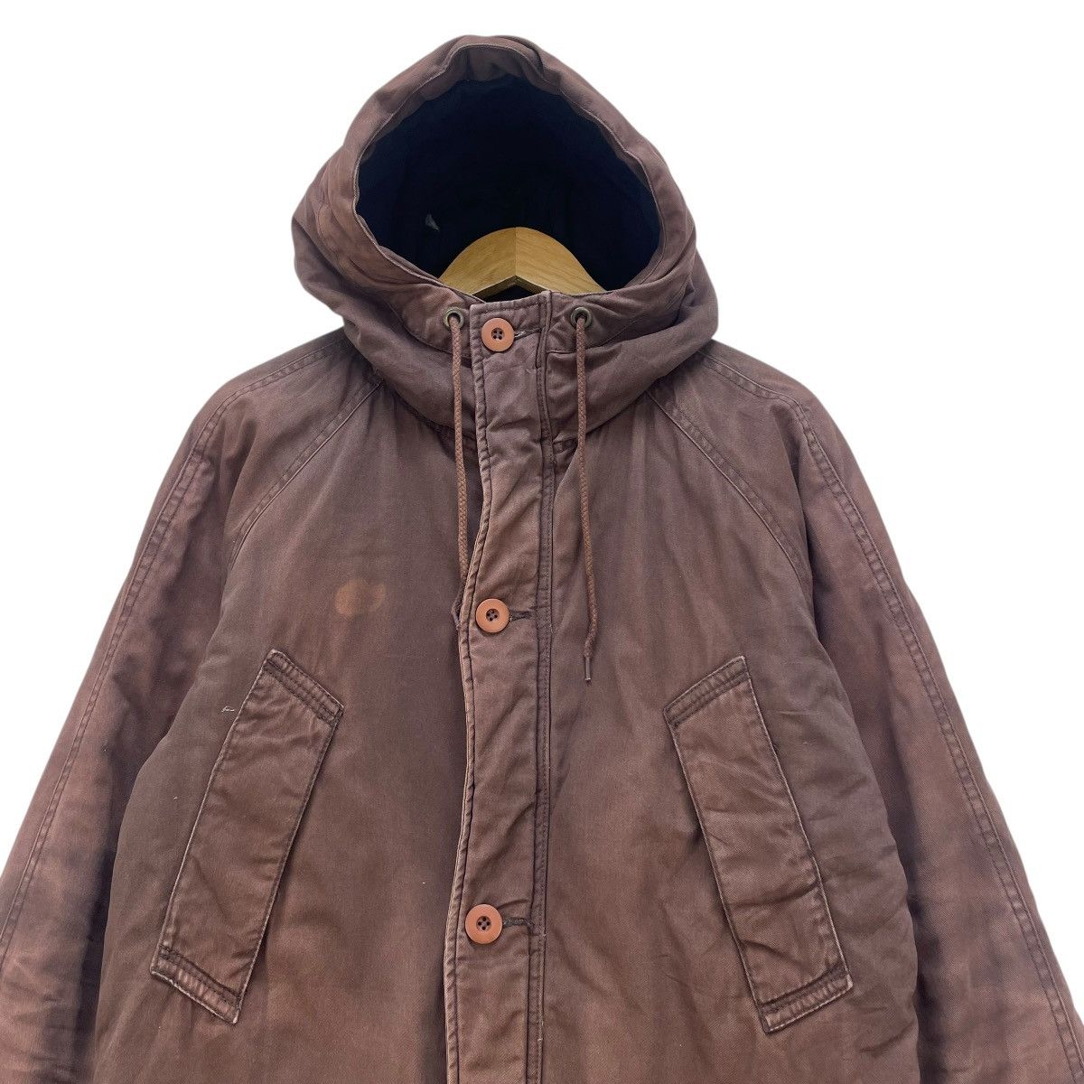 Japanese Brand 💥Global Work Feded Parka Jacket Size US M / EU 48-50 / 2 - 3 Thumbnail