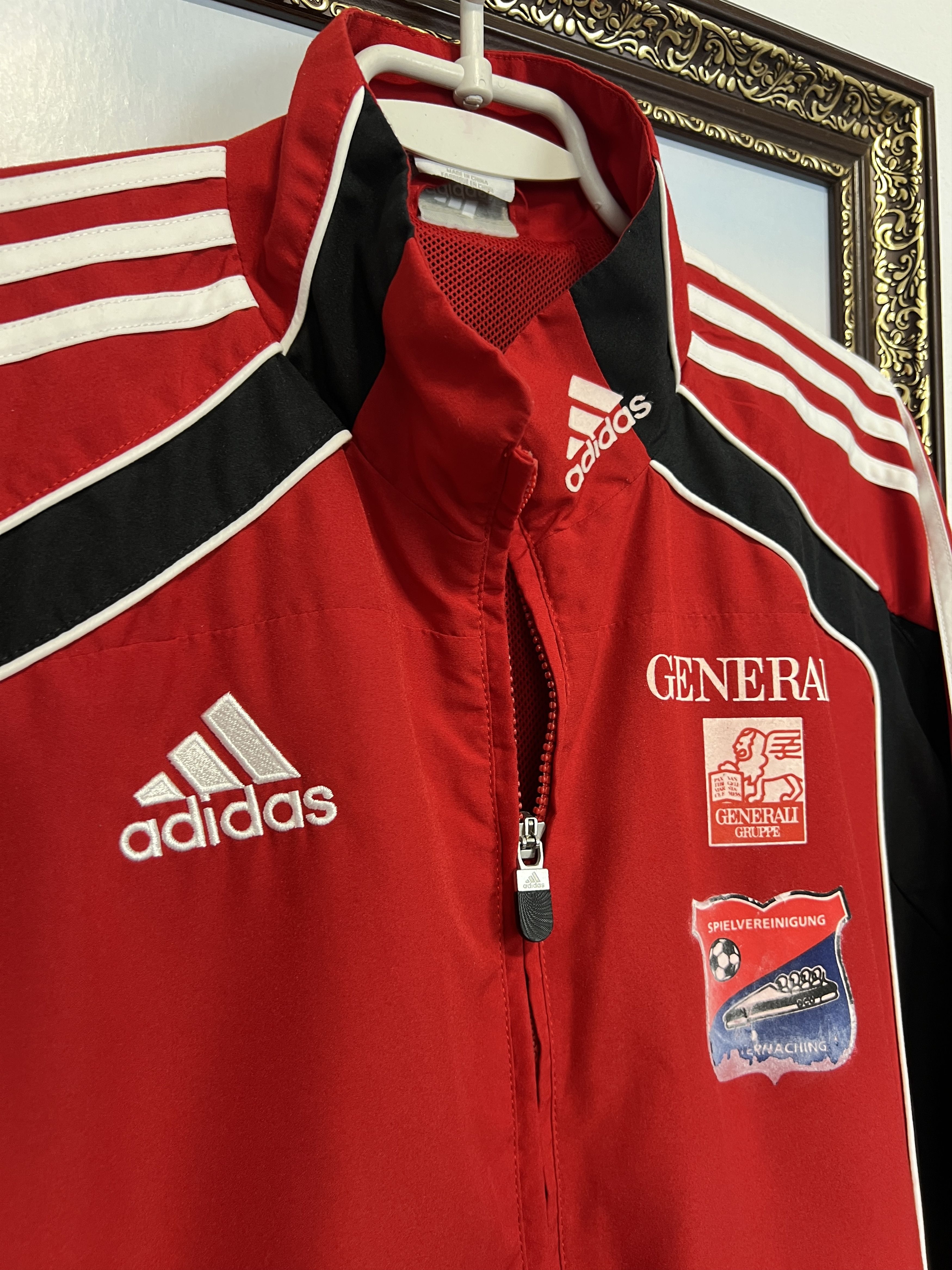 Adidas Vintage SpVgg Unterhaching Football Jacket Soccer Track Top Size US M / EU 48-50 / 2 - 4 Thumbnail