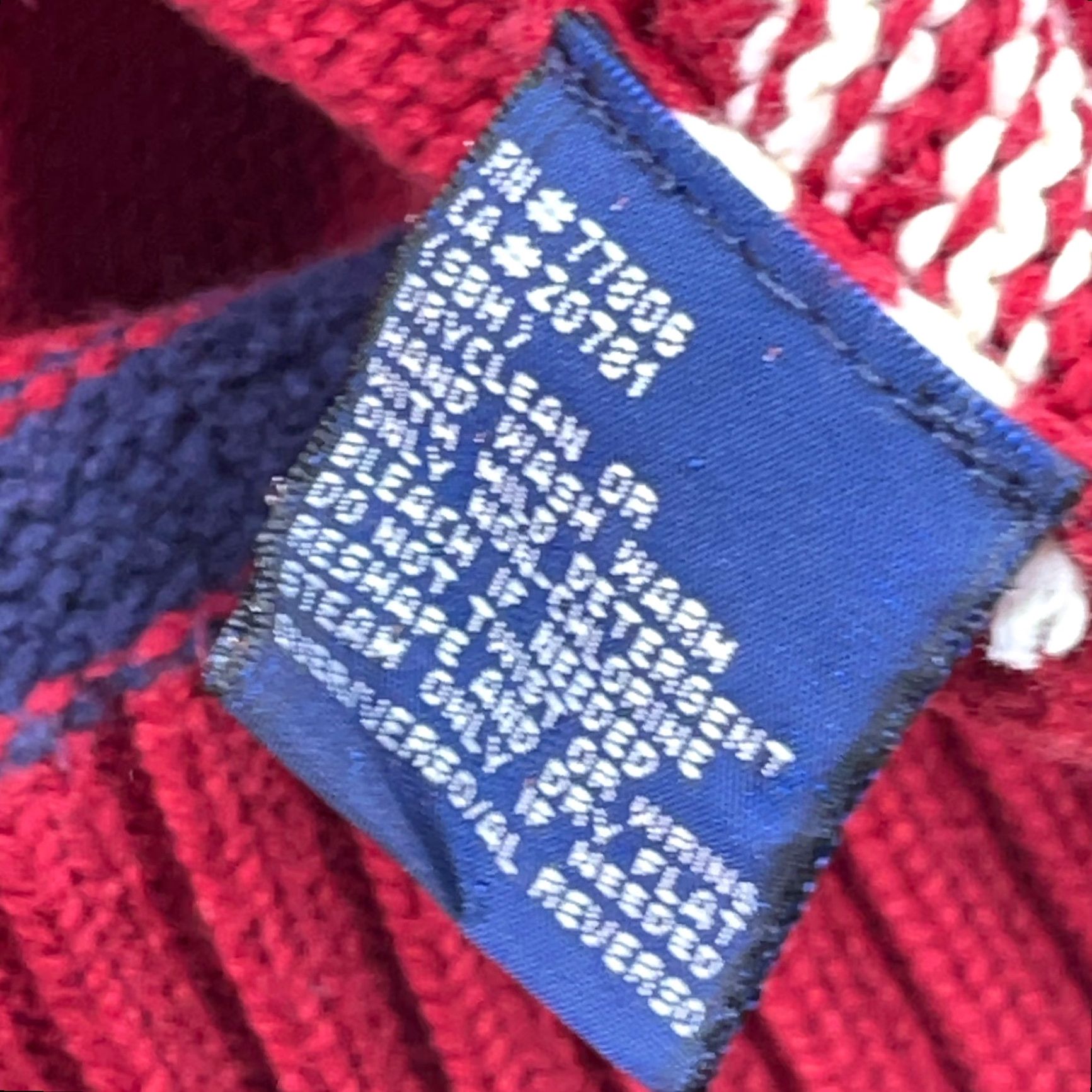 Tommy Hilfiger VINTAGE Tommy Hilfiger Sweater Men M Red Striped Heavy Knit Pullover Crew Neck 90s Modern Classic Mens Size US M / EU 48-50 / 2 - 7 Thumbnail