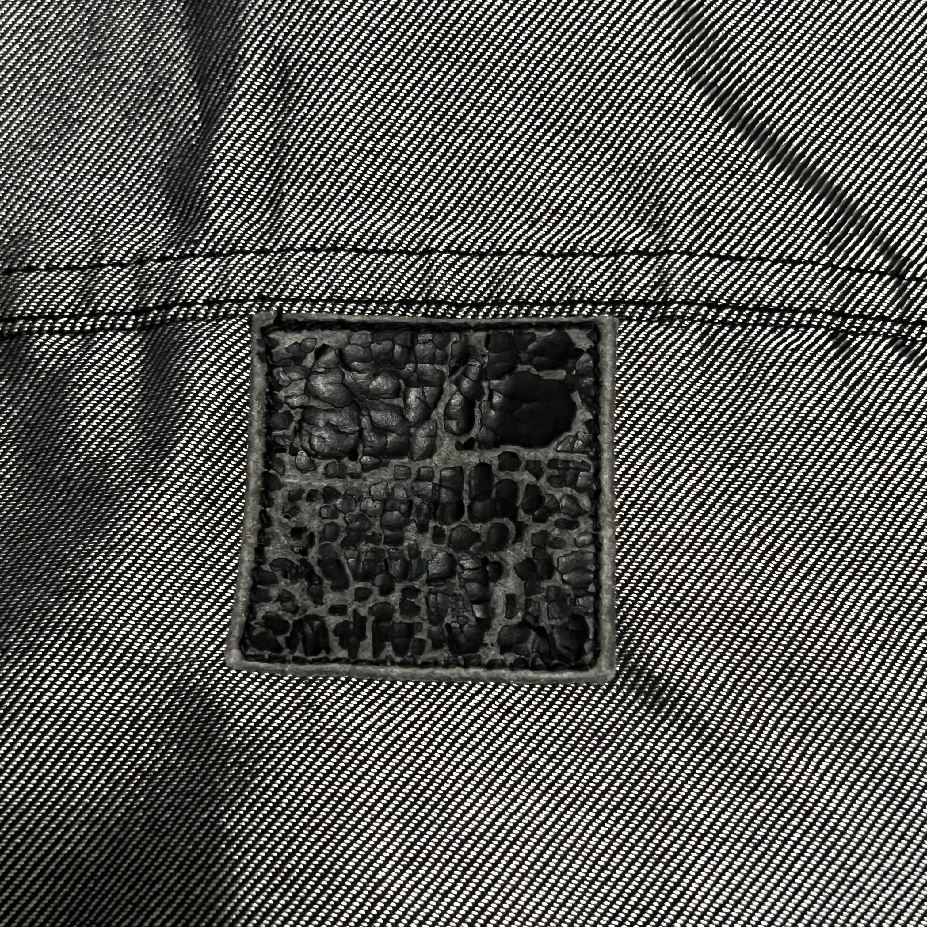 Marithe + Francois Girbaud × Vintage Marithe Francois Girbaud Metallic Denim Jacket 3XL Size US XXL / EU 58 / 5 - 4 Thumbnail