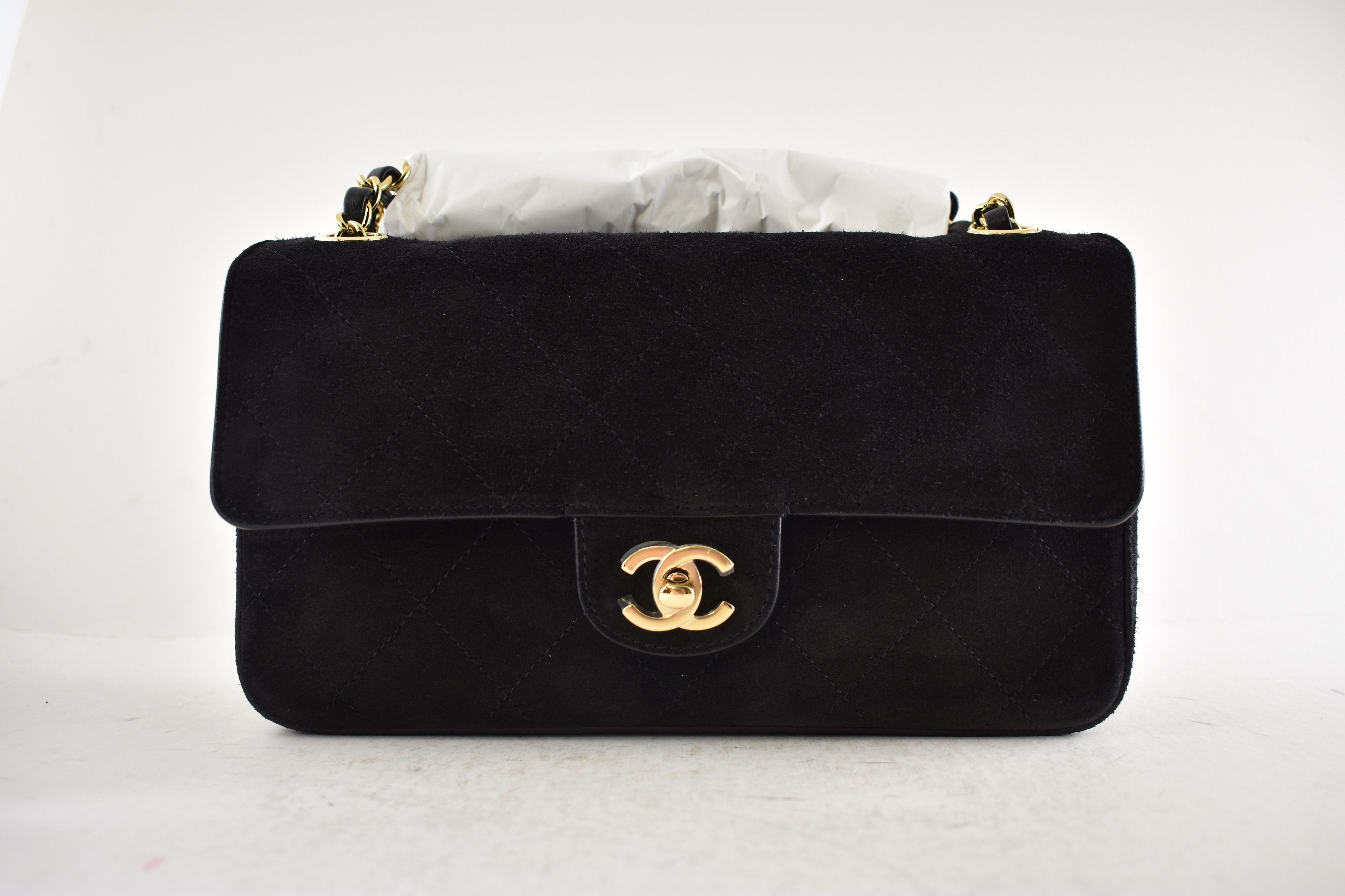 Chanel 26S Maxi Souplissimo Small Medium Suede CC Logo Flap Bag Size ONE SIZE - 2 Thumbnail