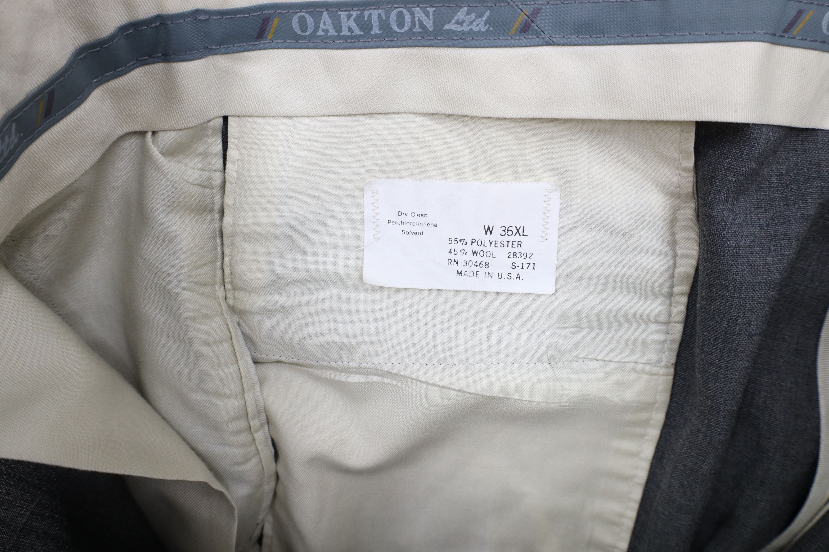 Vintage Vintage 70s Streetwear Flared Wide Leg Chino Pants Gray USA Size US 36 / EU 52 - 6 Thumbnail