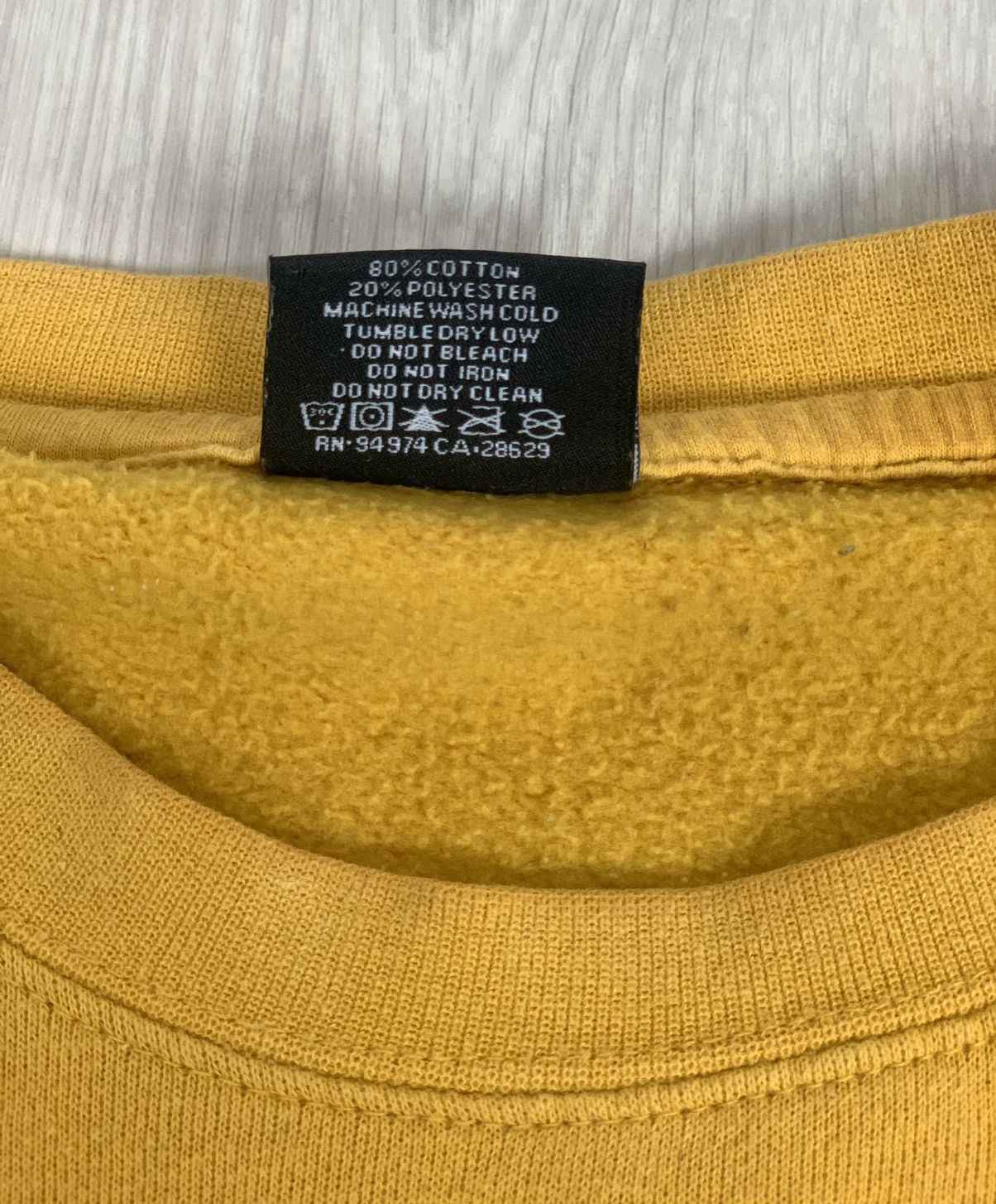 Stussy Sweatshirt Stussy ‘Stock Link’ Yellow - Size S Size US S / EU 44-46 / 1 - 5 Thumbnail
