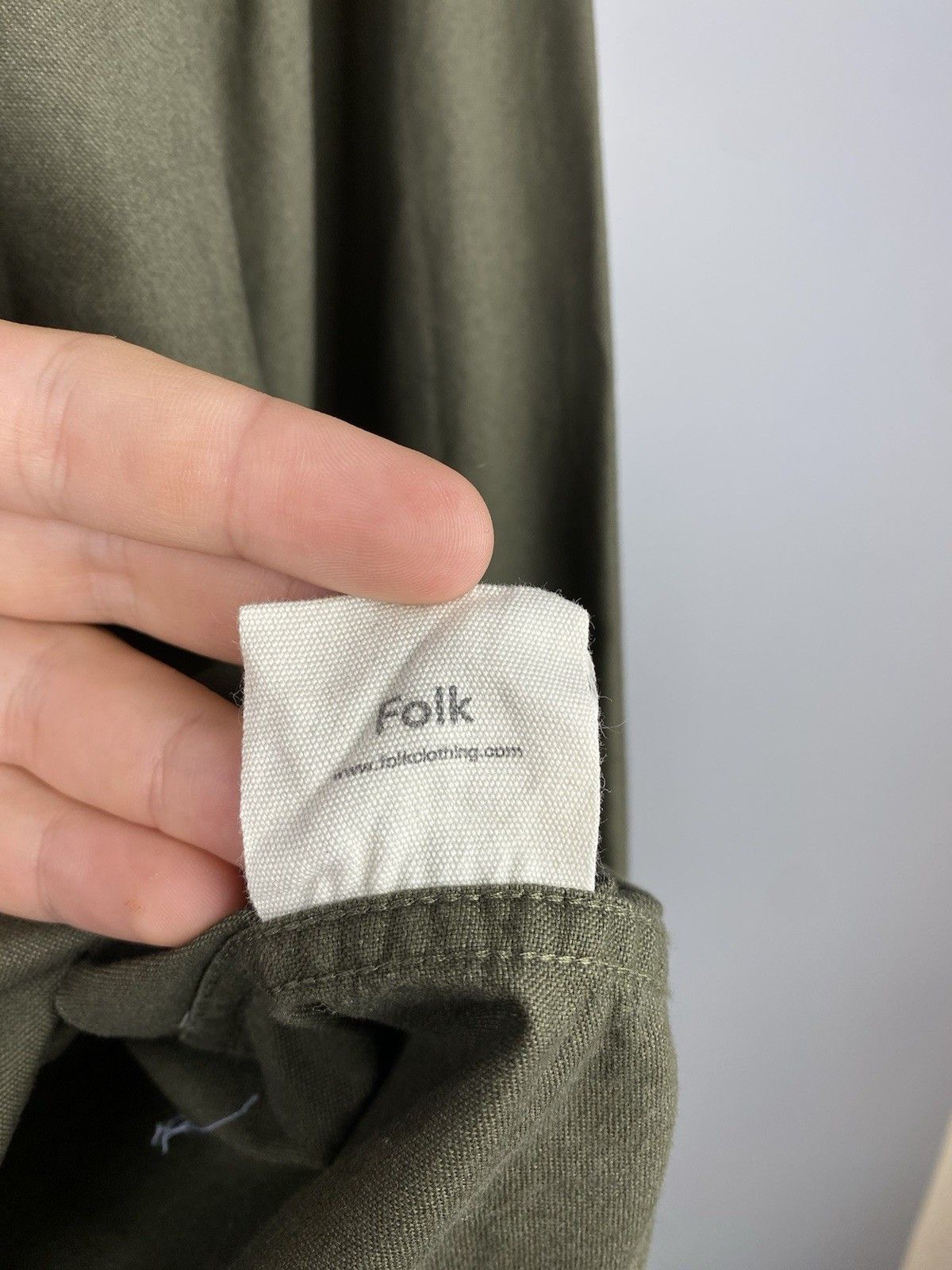 Folk Folk Cotton Button Long Sleeve Casual Shirt Size US L / EU 52-54 / 3 - 16 Thumbnail