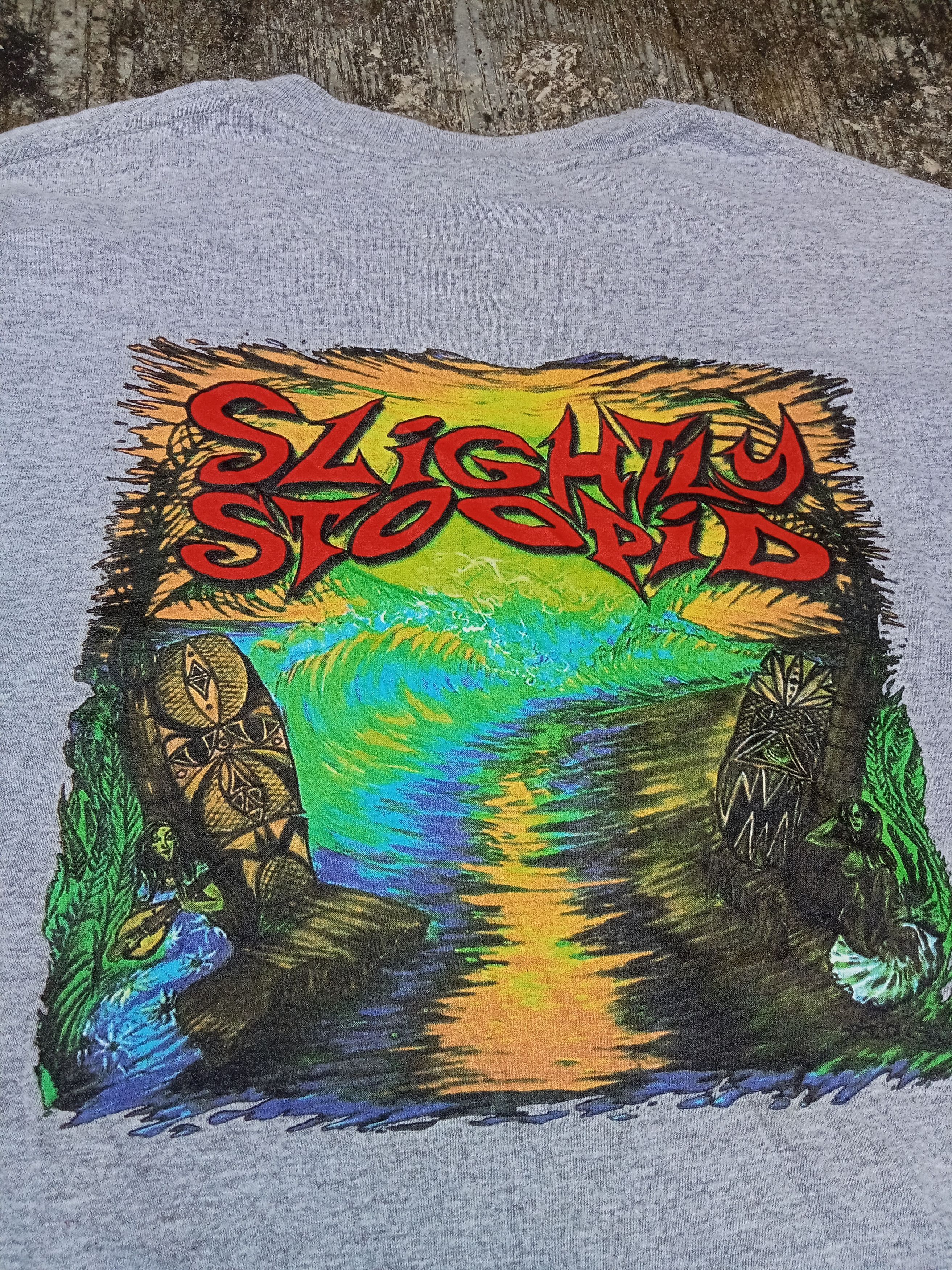 Band Tees × Gildan × Vintage Slightly Stoopid Band Tee Shirt Size US M / EU 48-50 / 2 - 3 Thumbnail