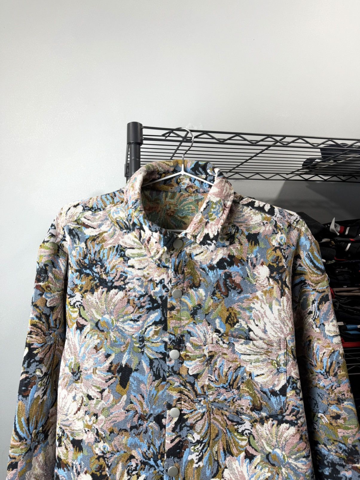 Vintage Vintage Embroidered Knit Shirt Buttons Up Hype Streetwear Size US M / EU 48-50 / 2 - 2 Thumbnail