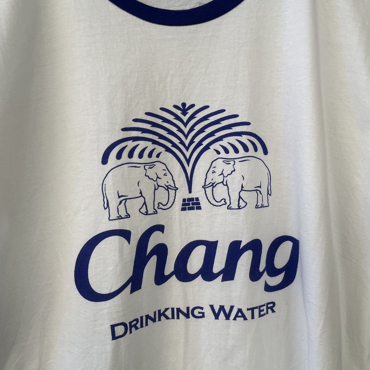 Budweiser × Vintage Vintage Chang Thai Drinking Water Promo T Shirt Size US M / EU 48-50 / 2 - 2 Thumbnail