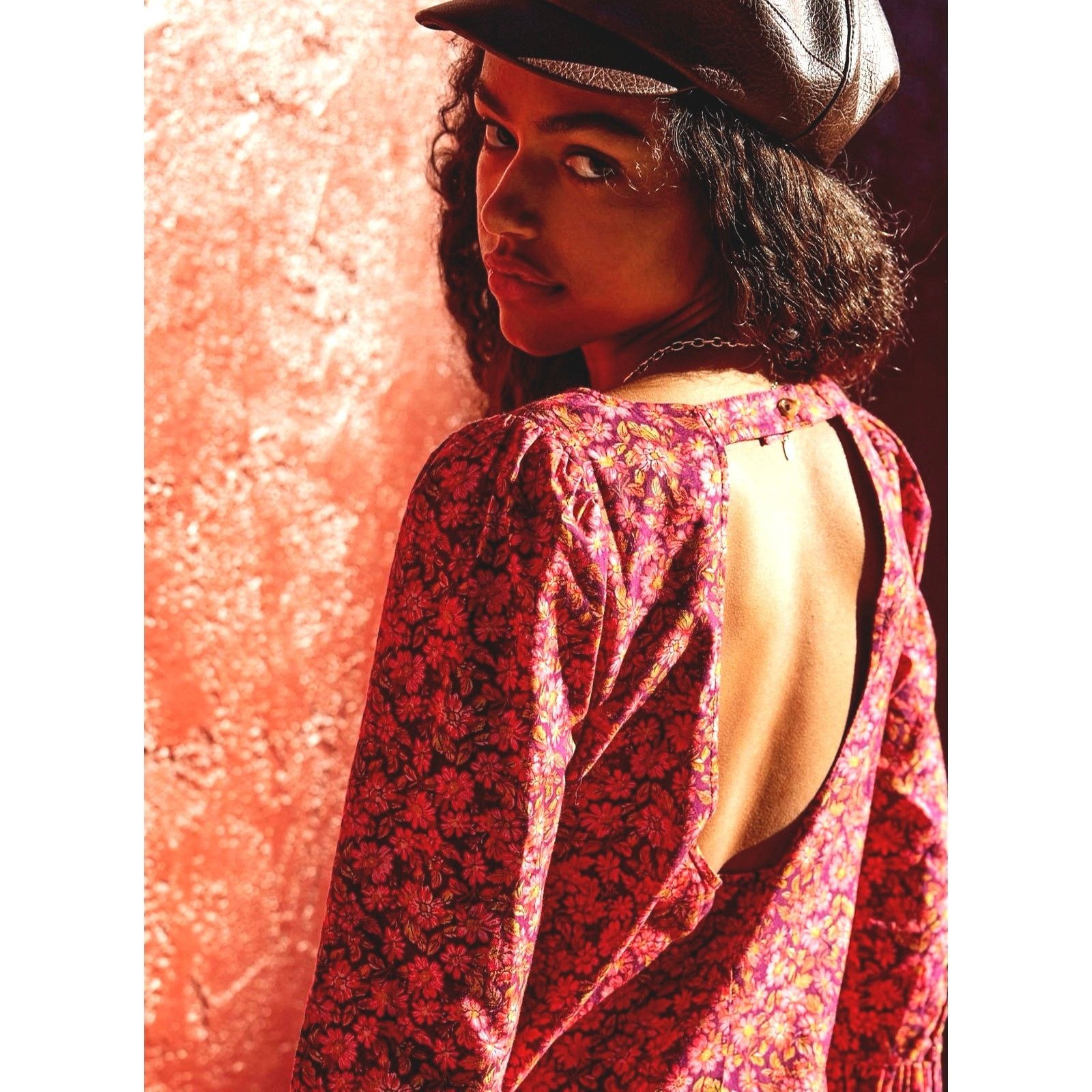 Free People Free People The Avenue Mini Dress Open Back Amaranth Combo L Size L / US 10 / IT 46 - 5 Thumbnail
