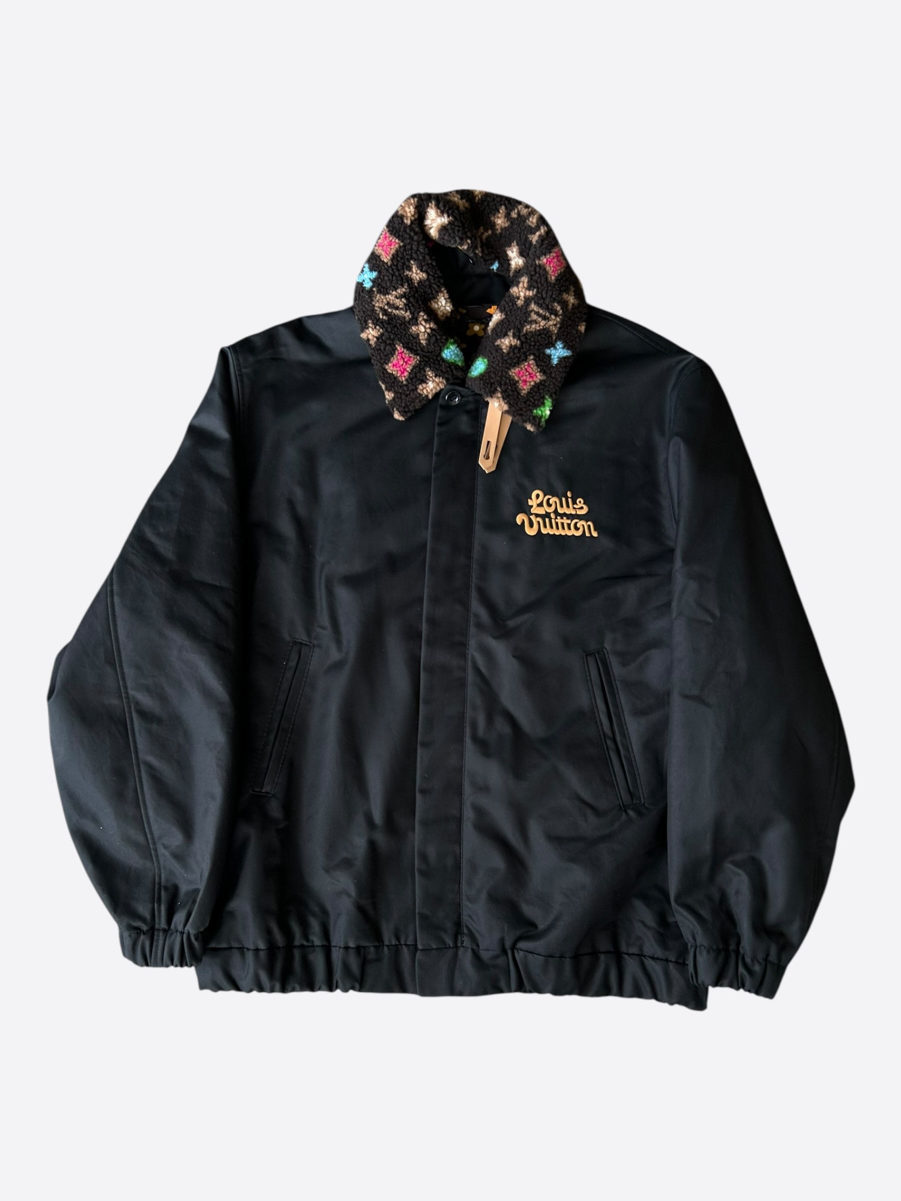 Louis Vuitton Tyler The Creator Navy & Multicolor Monogram Aviator Jacket Size US XL / EU 56 / 4 - 1 Thumbnail